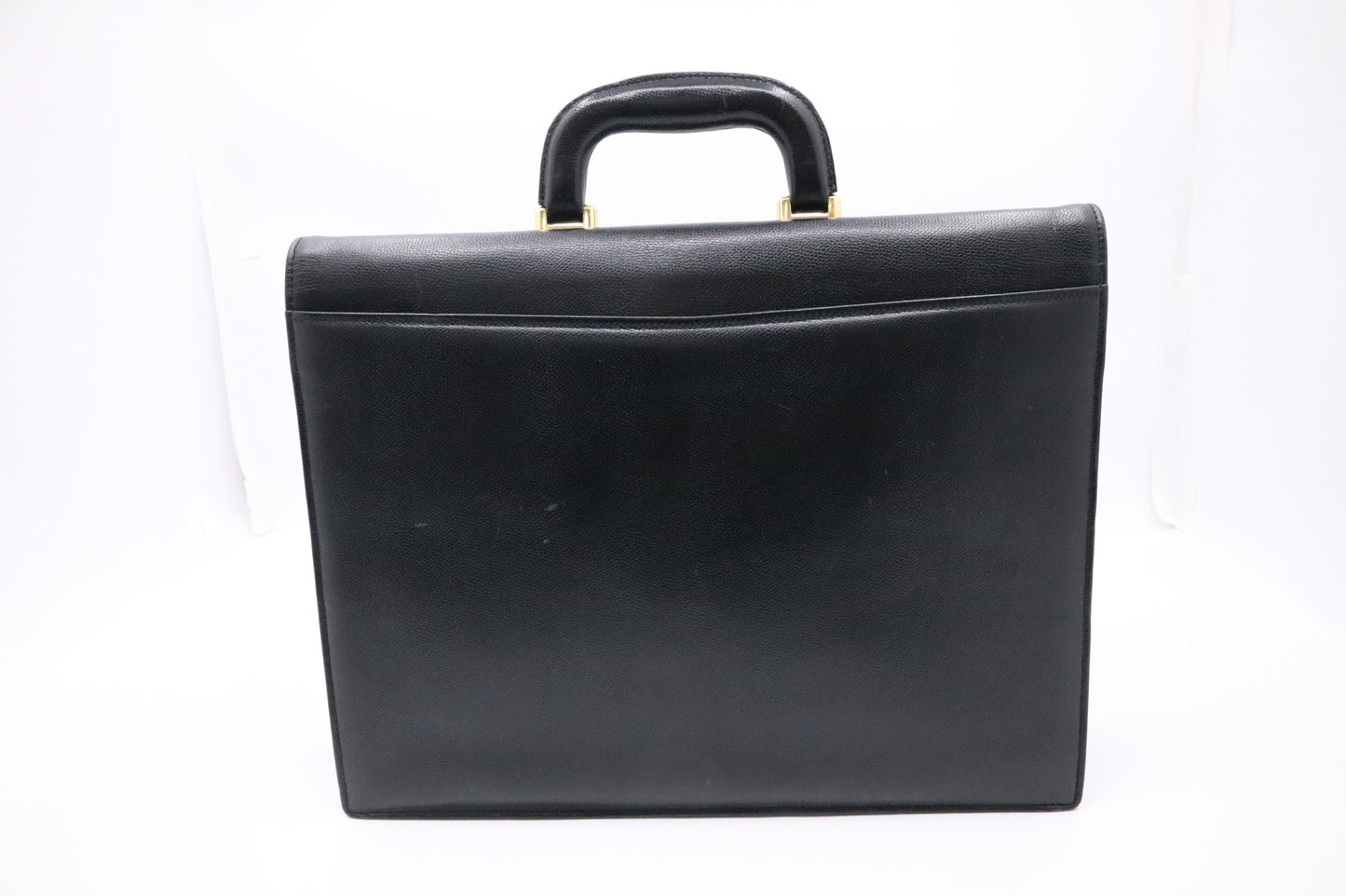YSL Saint Laurent Briefcase in Black Leather