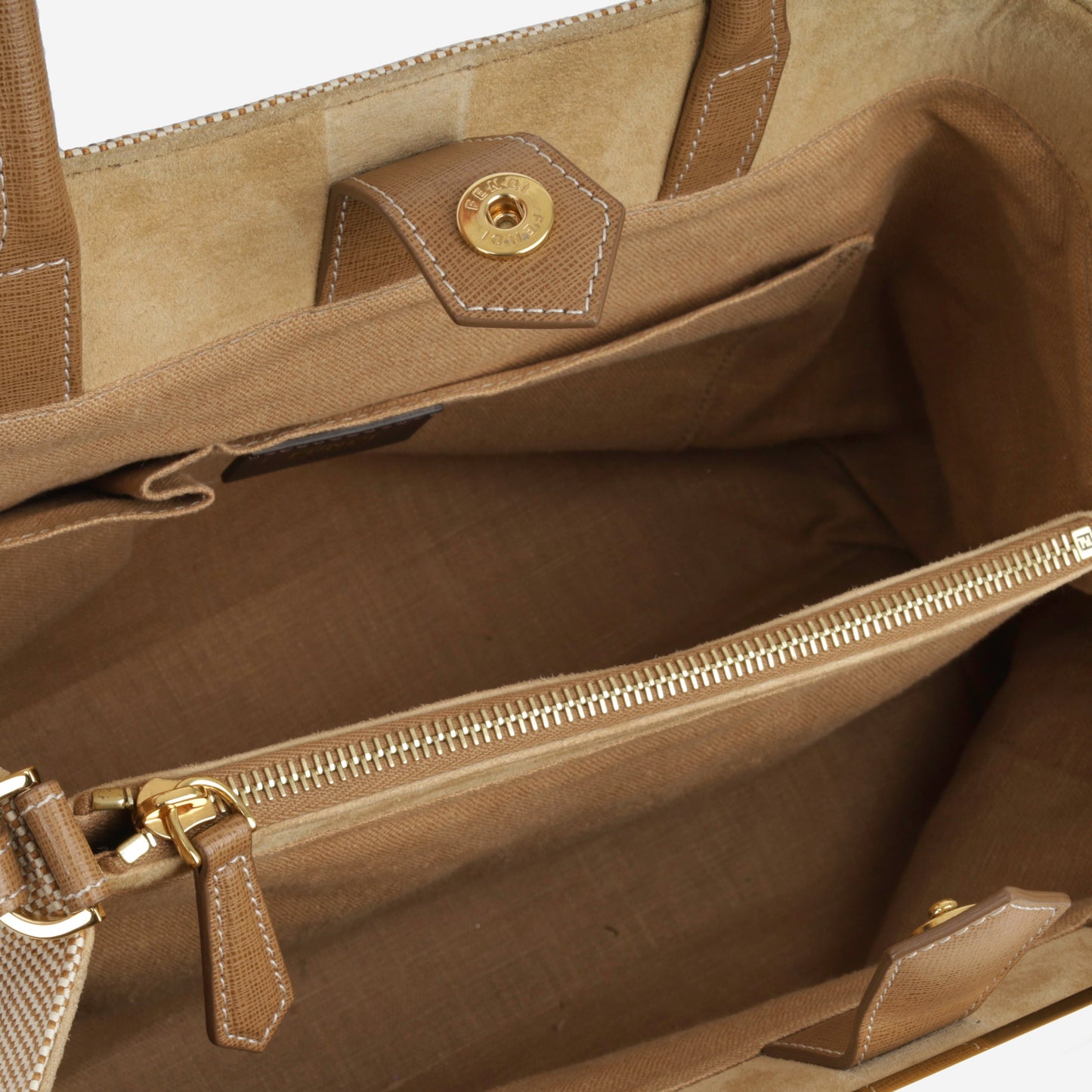 Fendi Signature Monogram Shoulder Bag