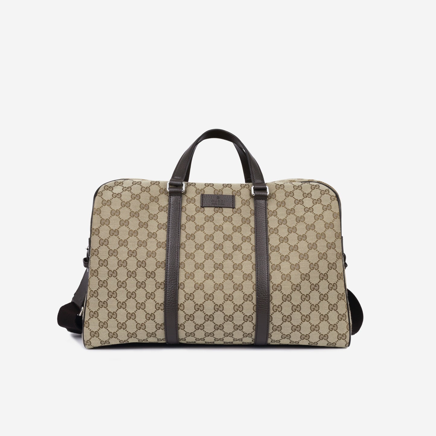 Gucci Monogram Twist Chain Leather Shoulder Bag