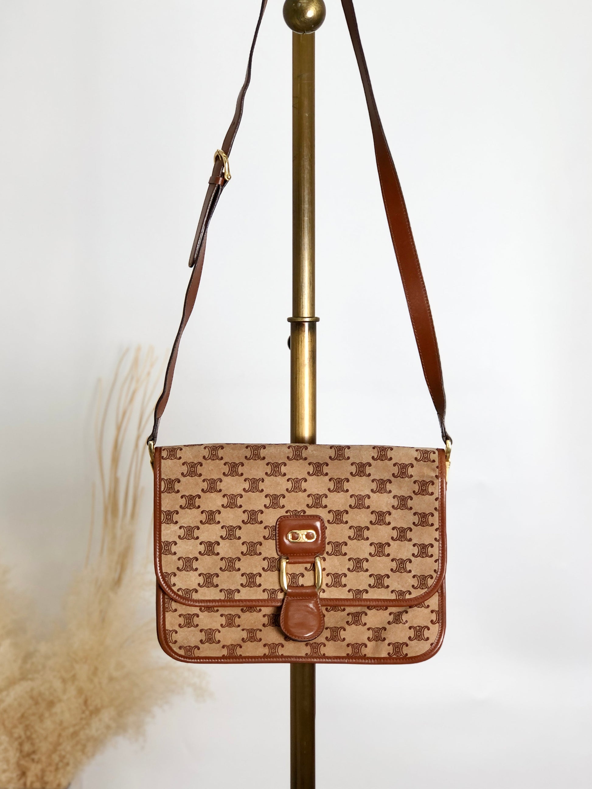 CELINE Shoulder bag Brown aimcin