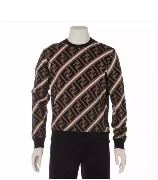FENDI Zucca 19 Years Cotton Men's Sweatshirt