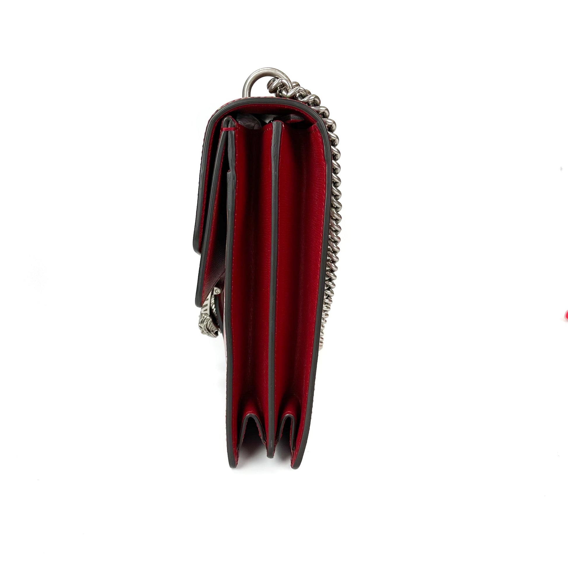 Gucci Lou Chain Leather Shoulder Bag