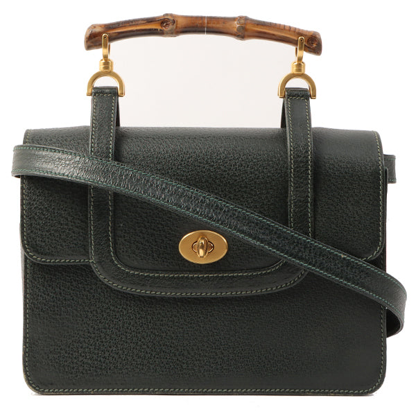 Gucci Bamboo Green Shoulder Bag
