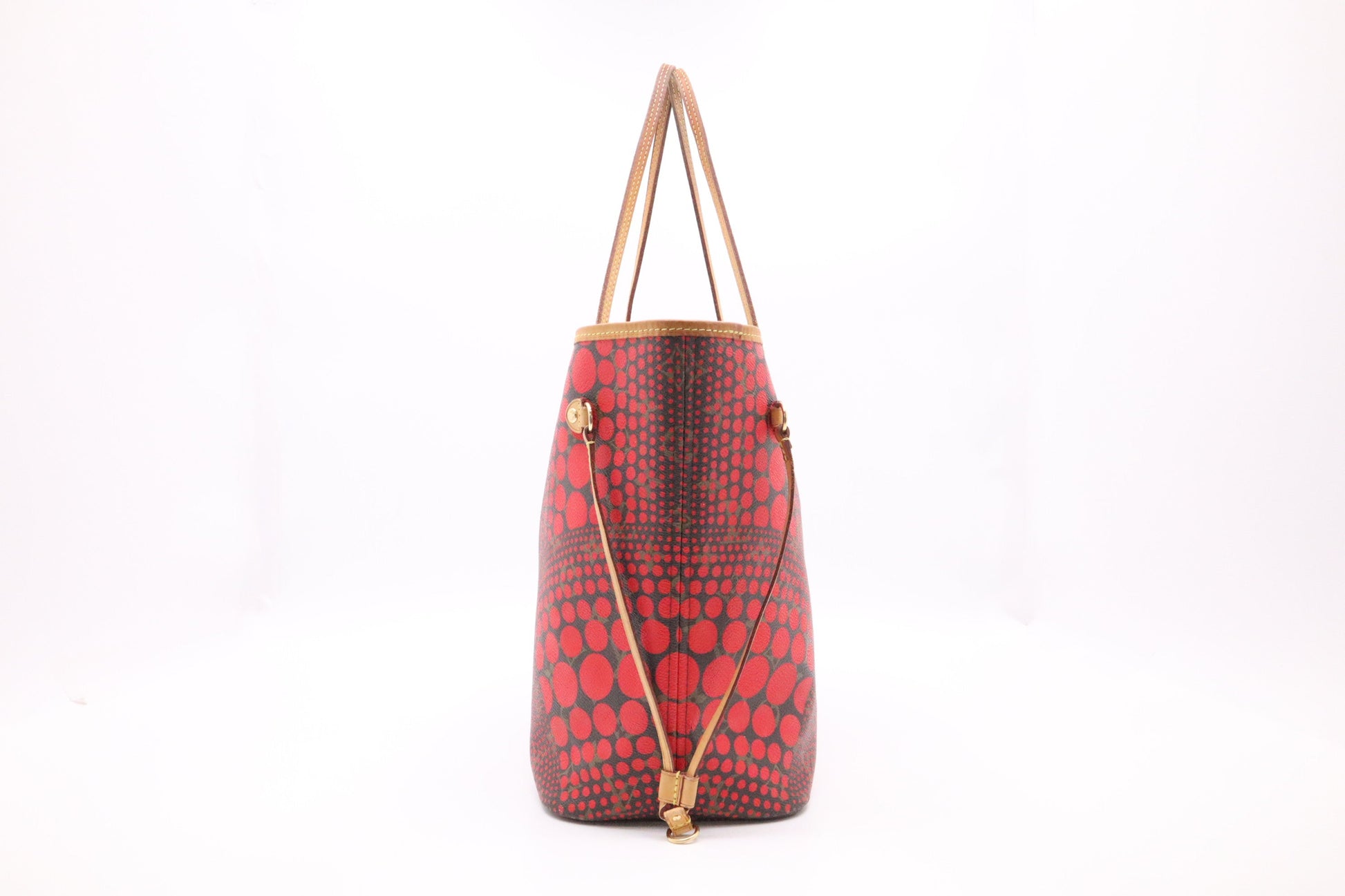 Louis Vuitton x Yayoi Kusama Rouge Neverfull MM in Monogram Waves Canvas