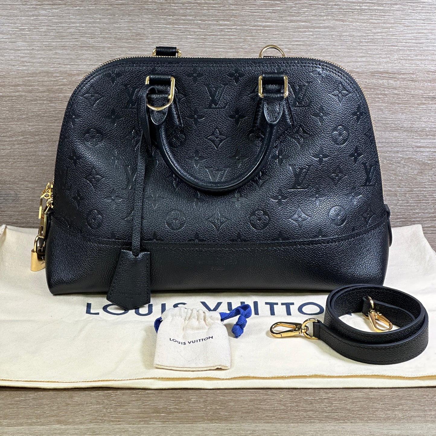 Louis Vuitton Monogram Empreinte Neo Alma PM - Black Handbag