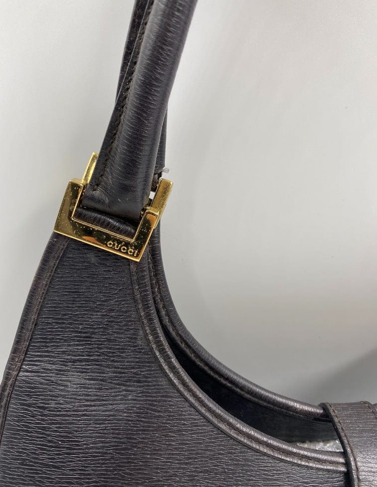 Gucci Jackie Leather Nylon Shoulder Bag Style 4