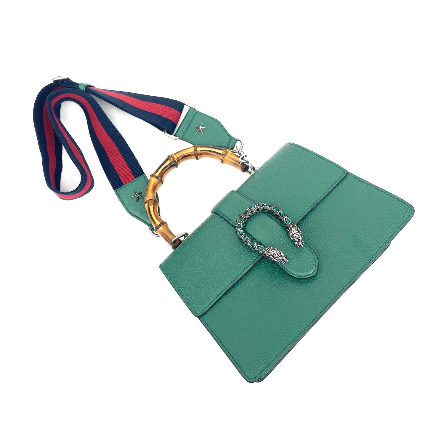 Gucci Leather Canvas Shoulder Bag