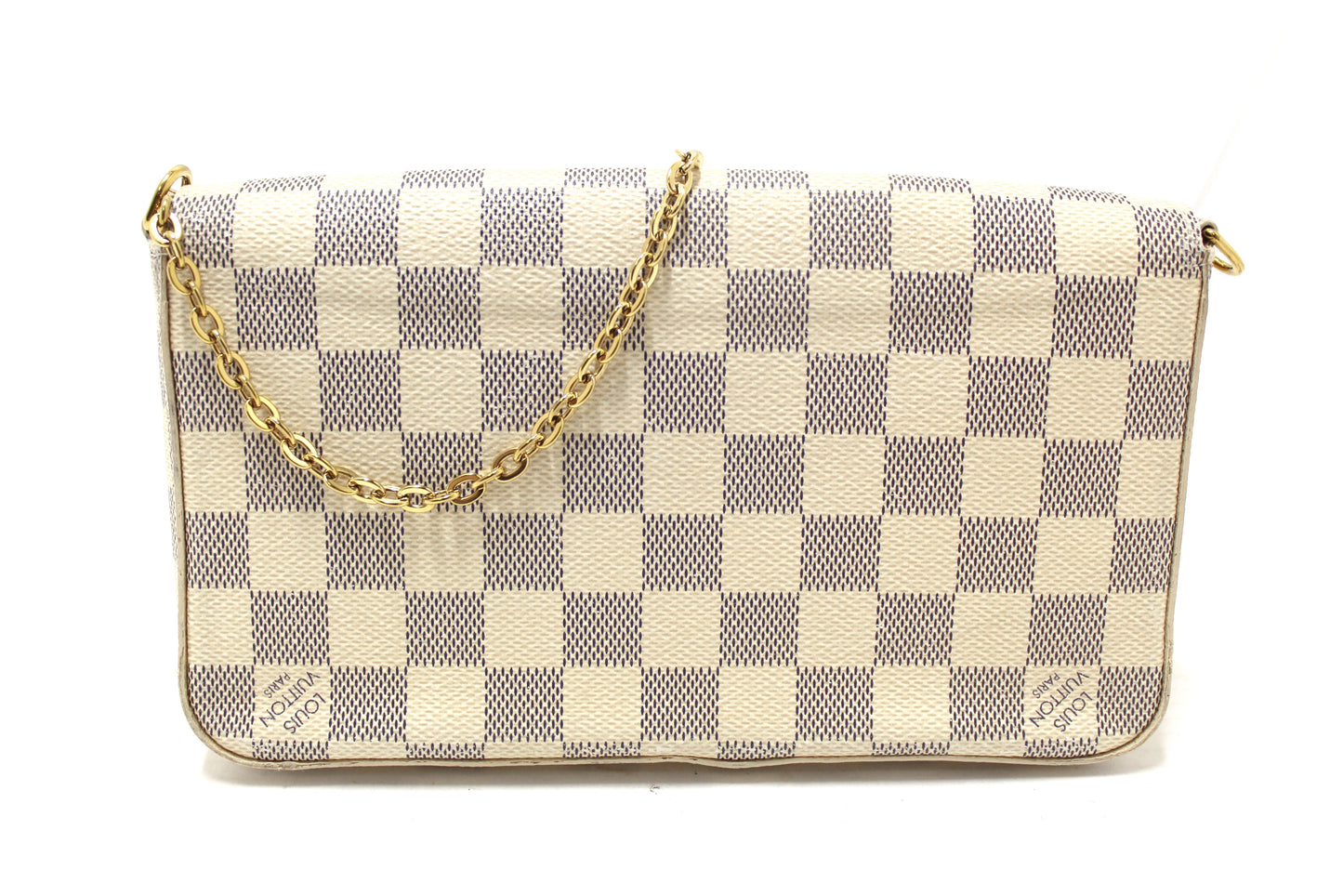 Louis Vuitton Damier Azur Felicie Pochette Crossbody Bag