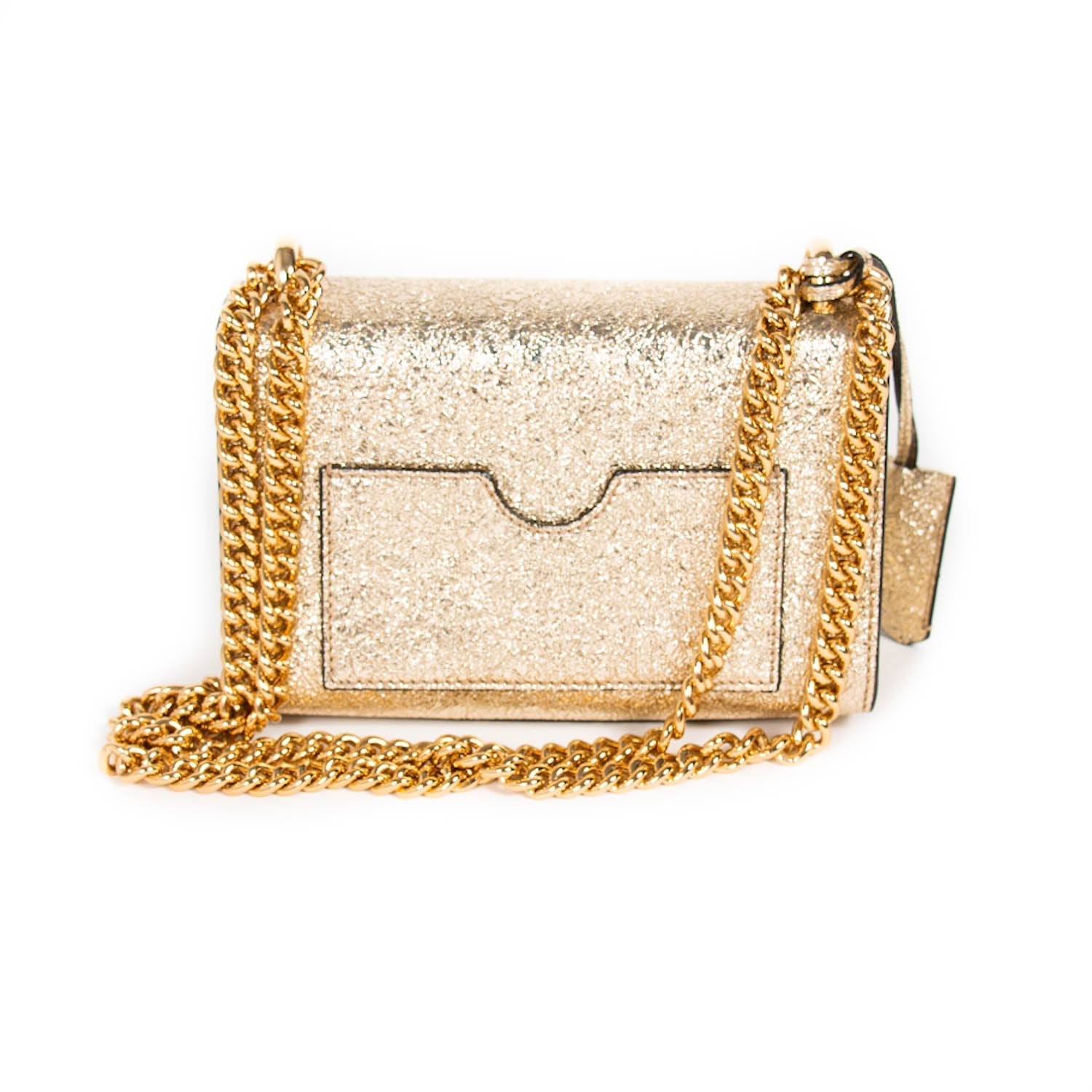 Gucci Padlock Leather Metallic Shoulder Bag Style 1