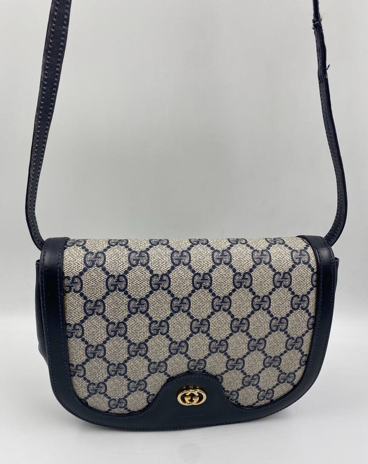 Gucci Leather Canvas Crossbody Style 7