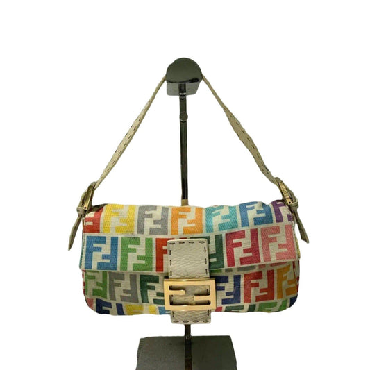 Fendi Baguette Vintage Multicolor FF Zucca Canvas