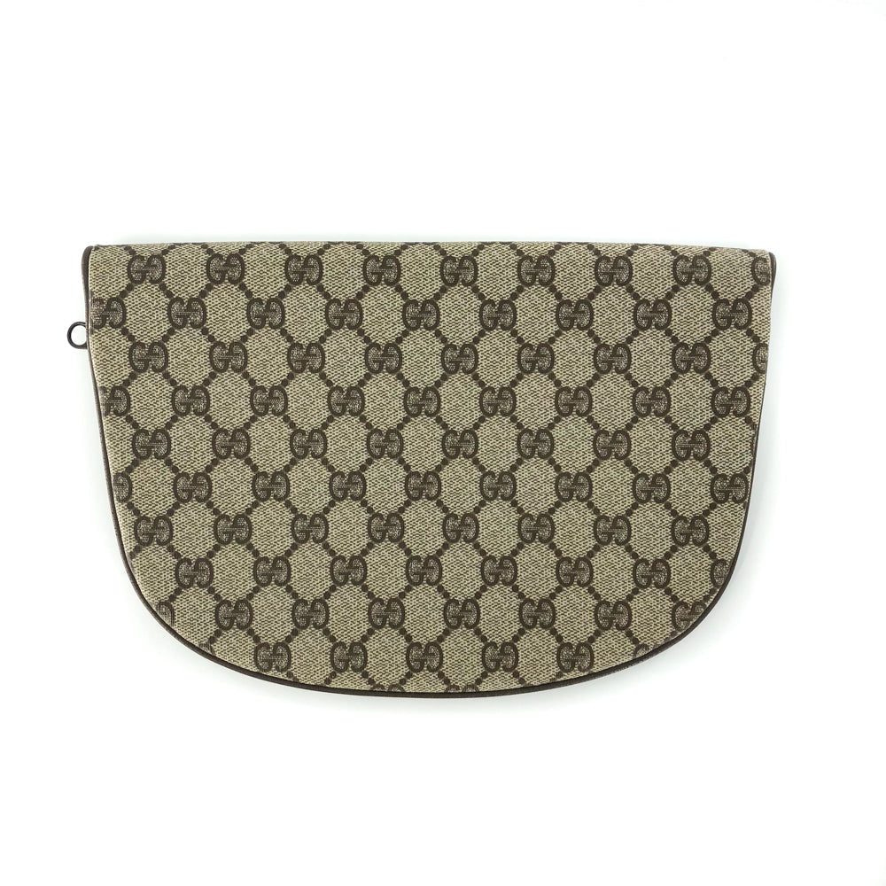 Gucci Monogram Leather Canvas Tote