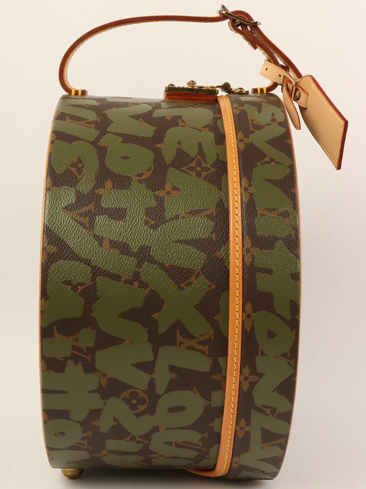 LOUIS VUITTON Canvas Monogram Graffiti Boite Chapeau 30 Brown/Khaki
