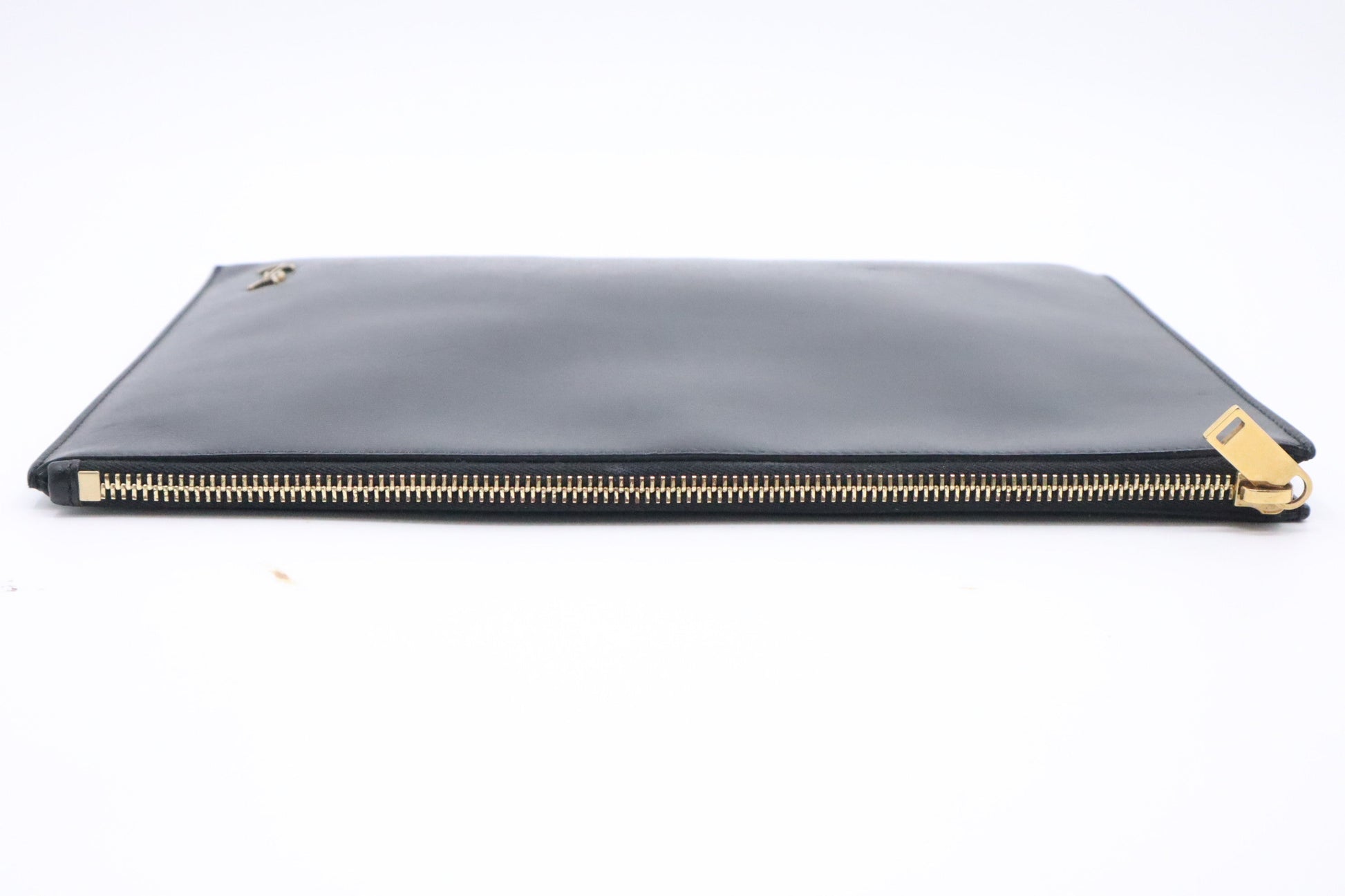 YSL Saint Laurent Clutch in Black Leather