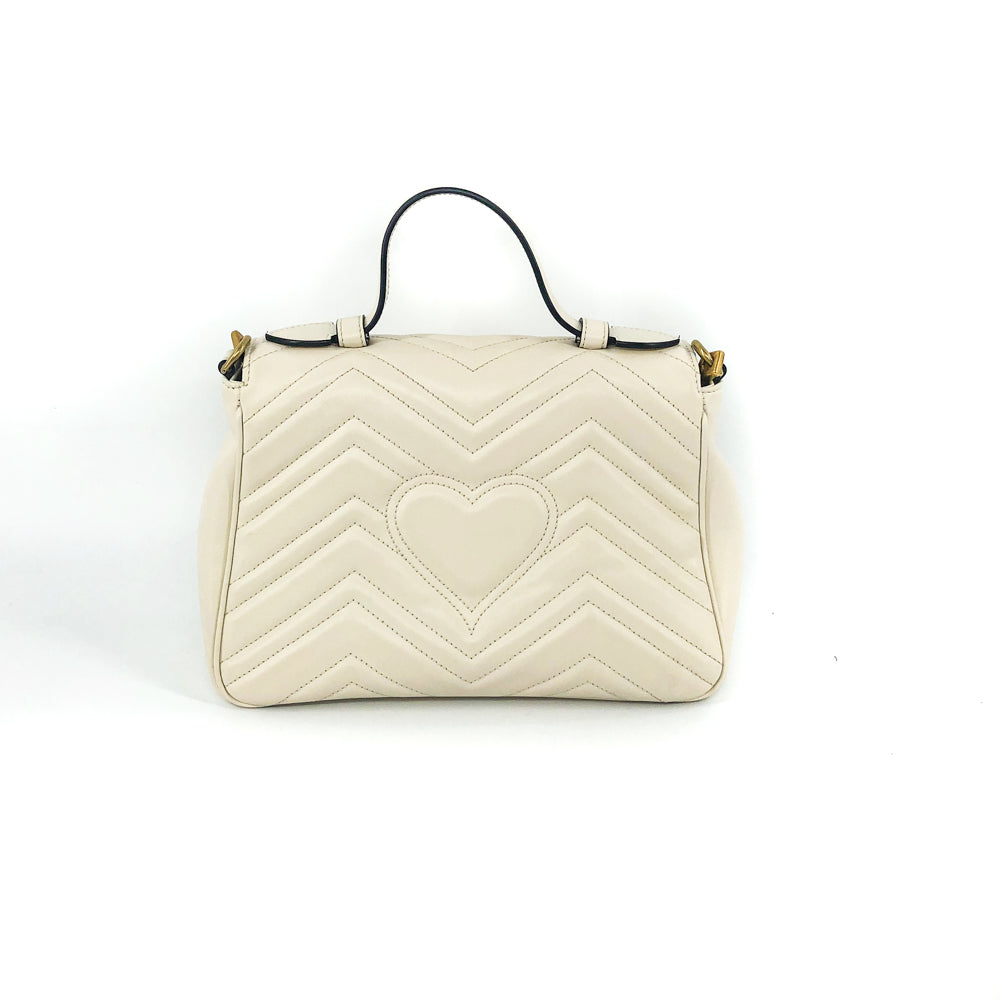 Gucci Lou Leather Top Handle Shoulder Bag