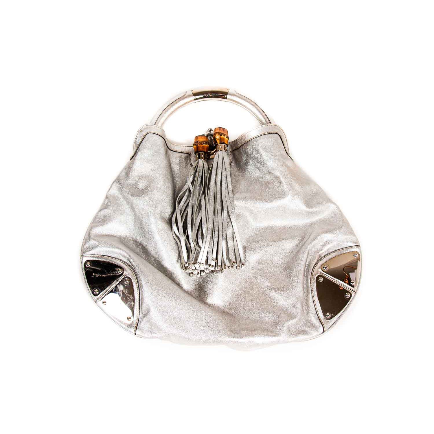 Gucci Leather Canvas Handbag Style 4