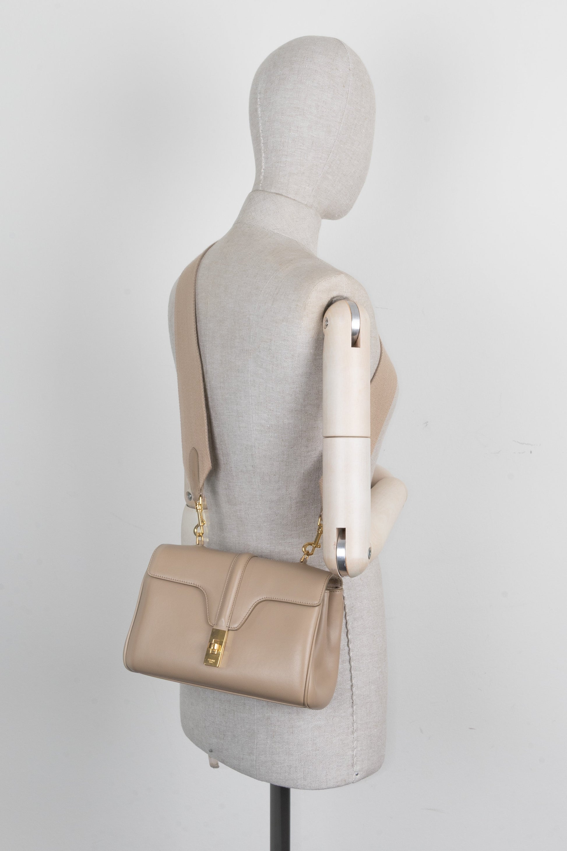 CELINE Soft Crossbody Bag Beige