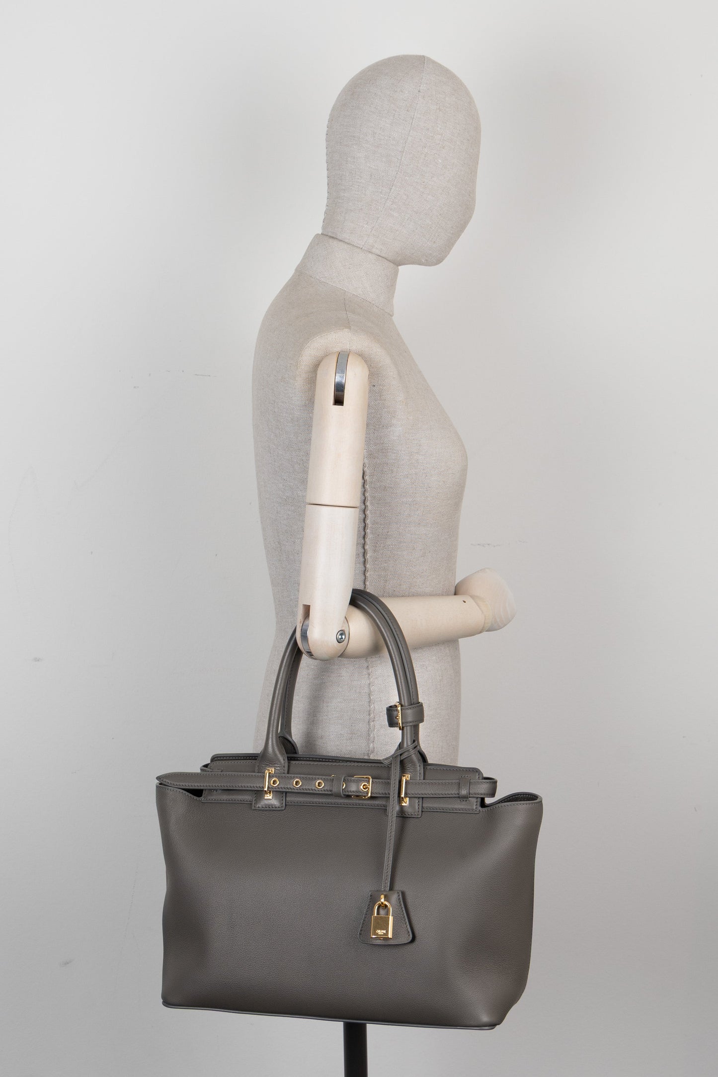 CELINE Conti Tote Bag Grey