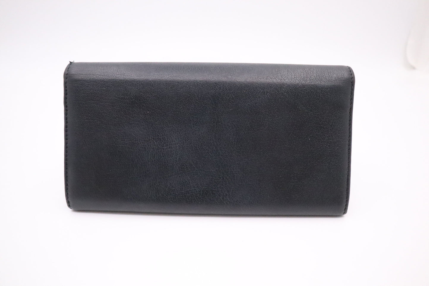 YSL Saint Laurent Long Wallet in Black Leather
