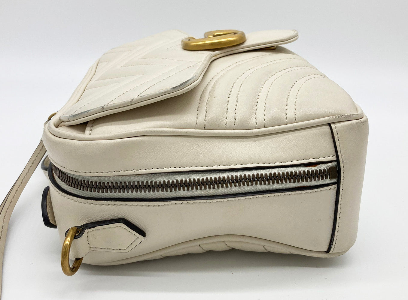 Gucci GG Marmont Leather Quilted Crossbody Style 1