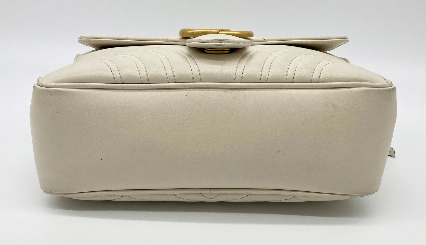 Gucci GG Marmont Leather Quilted Crossbody Style 1