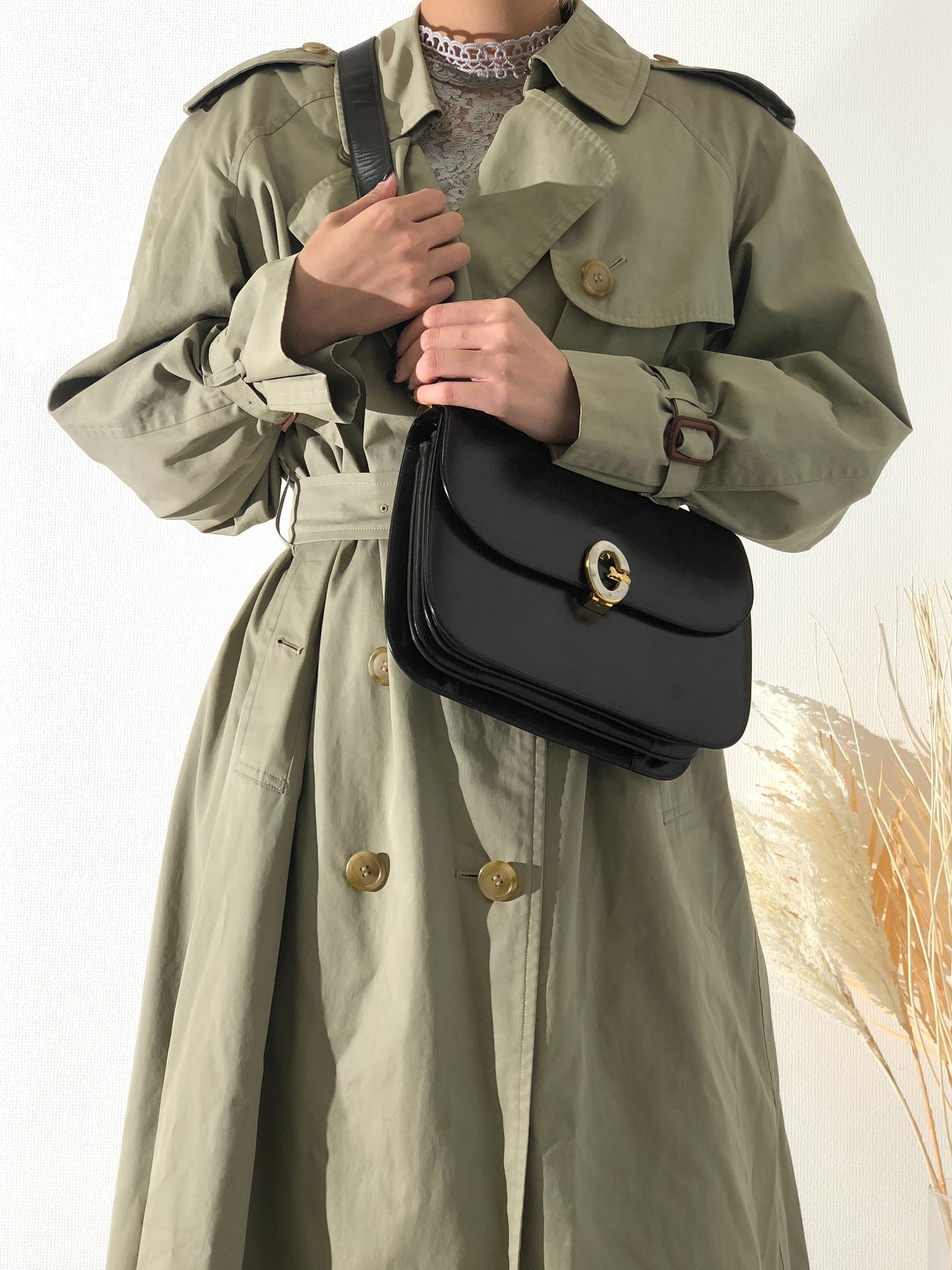 CELINE Horse carriage Crossbody Shoulderbag Brown Old CELINE apx2ne