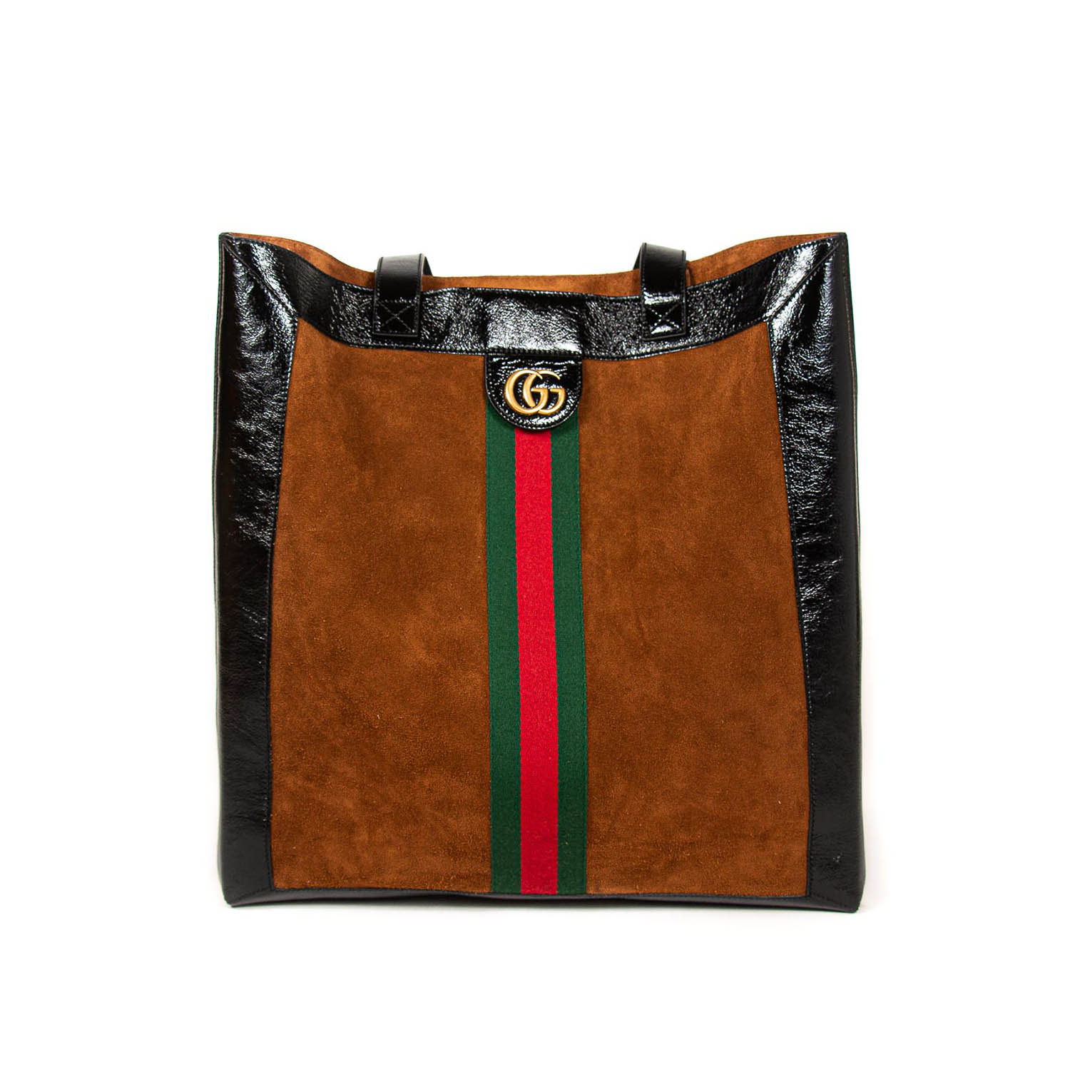 Gucci Ophidia Leather Suede Tote