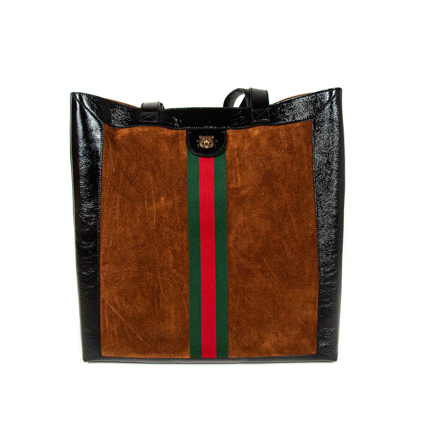 Gucci Ophidia Leather Suede Tote