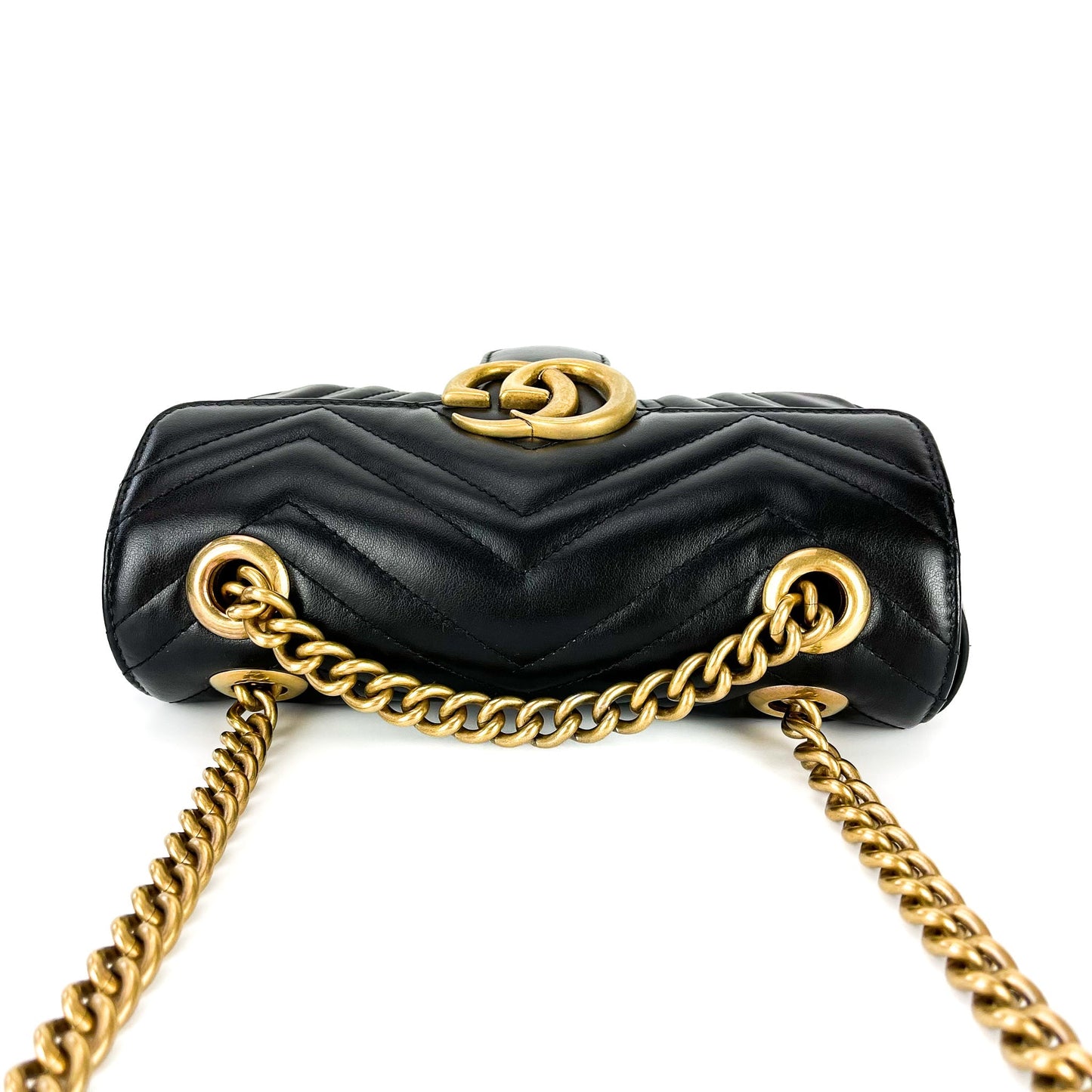 Gucci Chain Leather Shoulder Bag