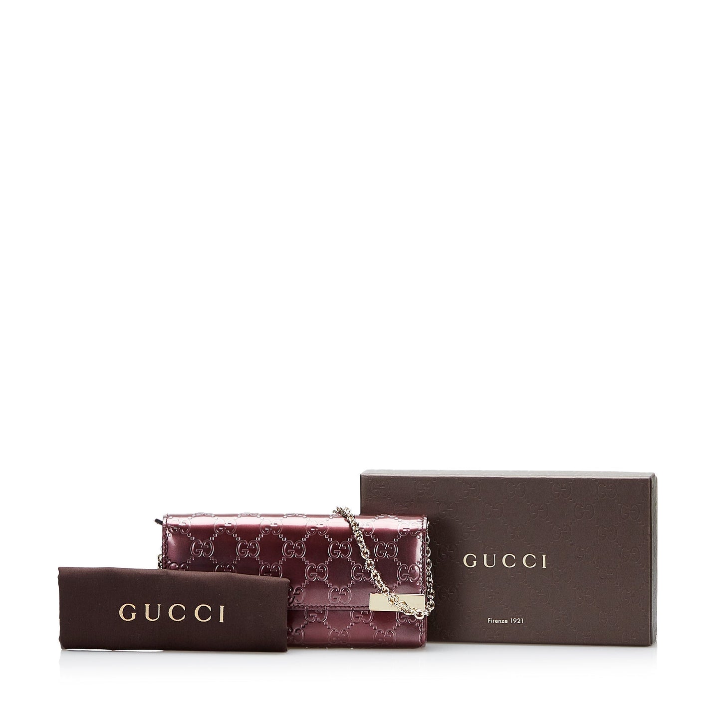 Gucci Chain Leather Crossbody
