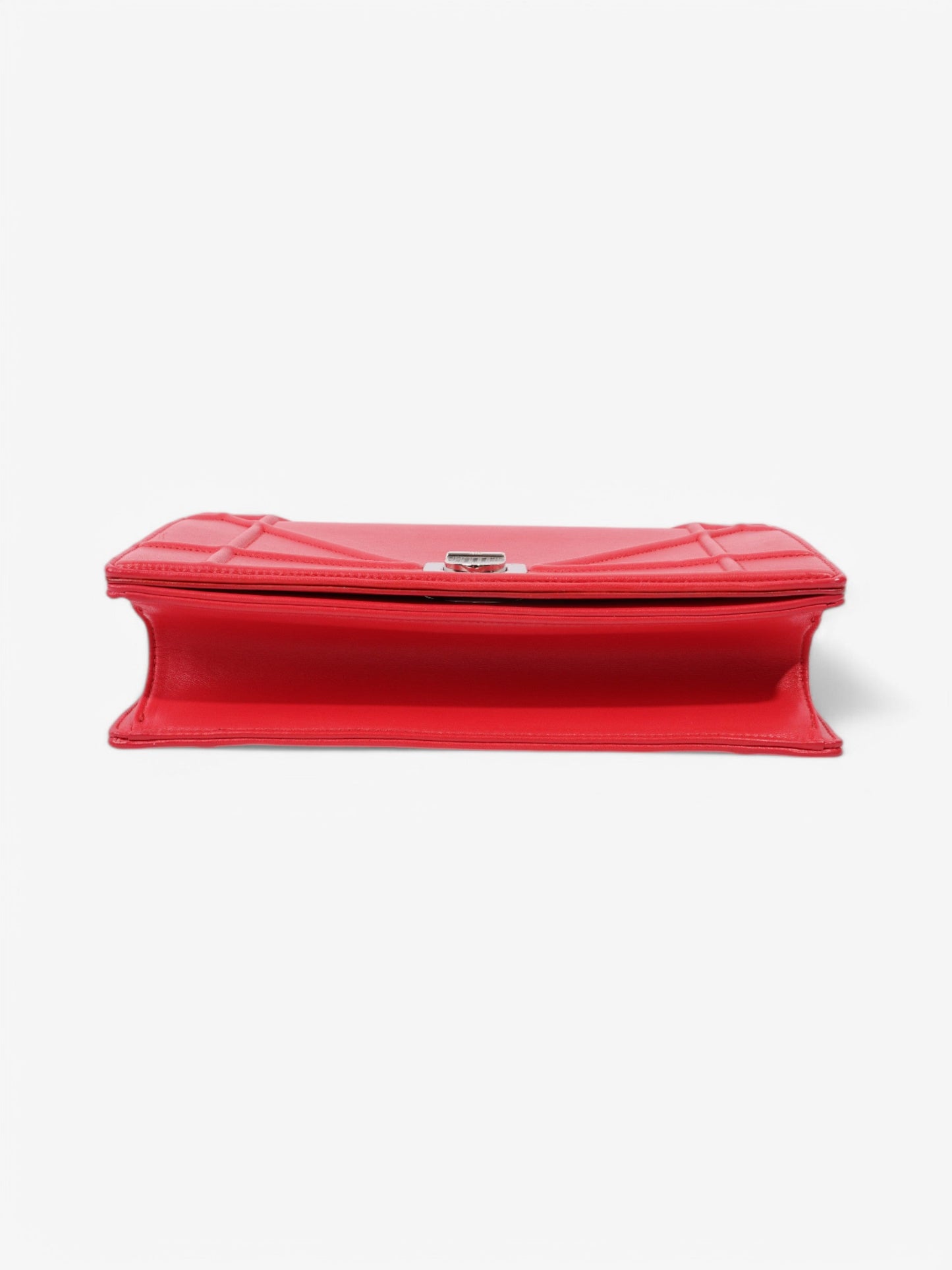 Christian Dior Diorama Red Calfskin Leather Medium