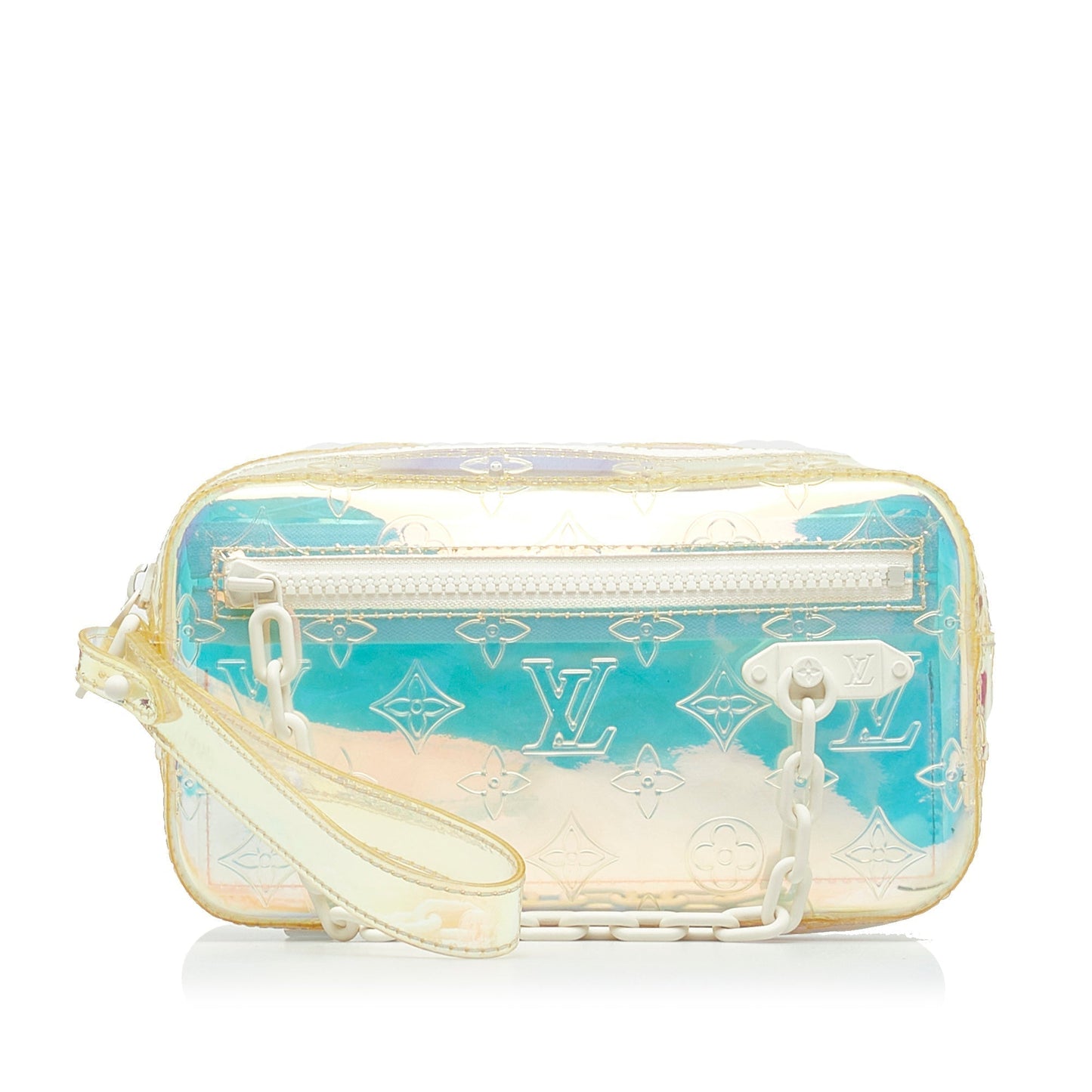 LOUIS VUITTON Monogram Prism Pochette Volga Pouch Clutch