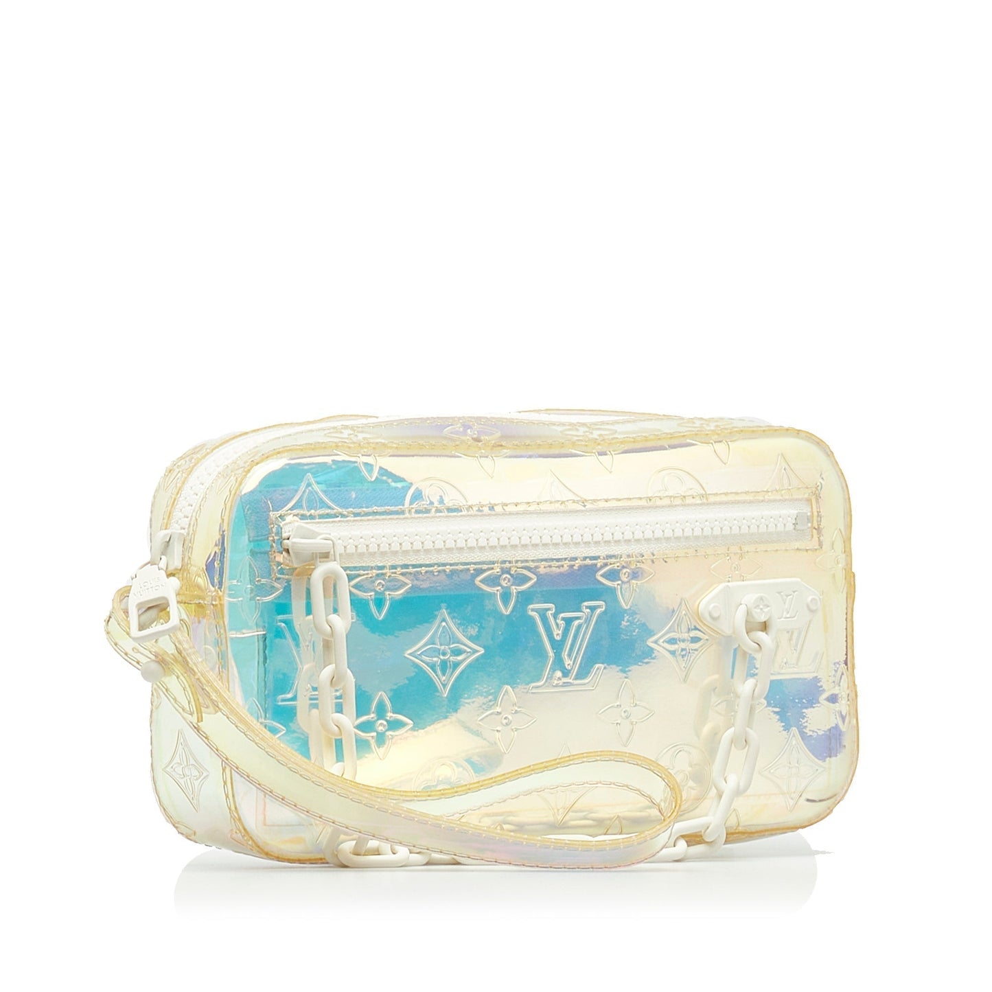 LOUIS VUITTON Monogram Prism Pochette Volga Pouch Clutch