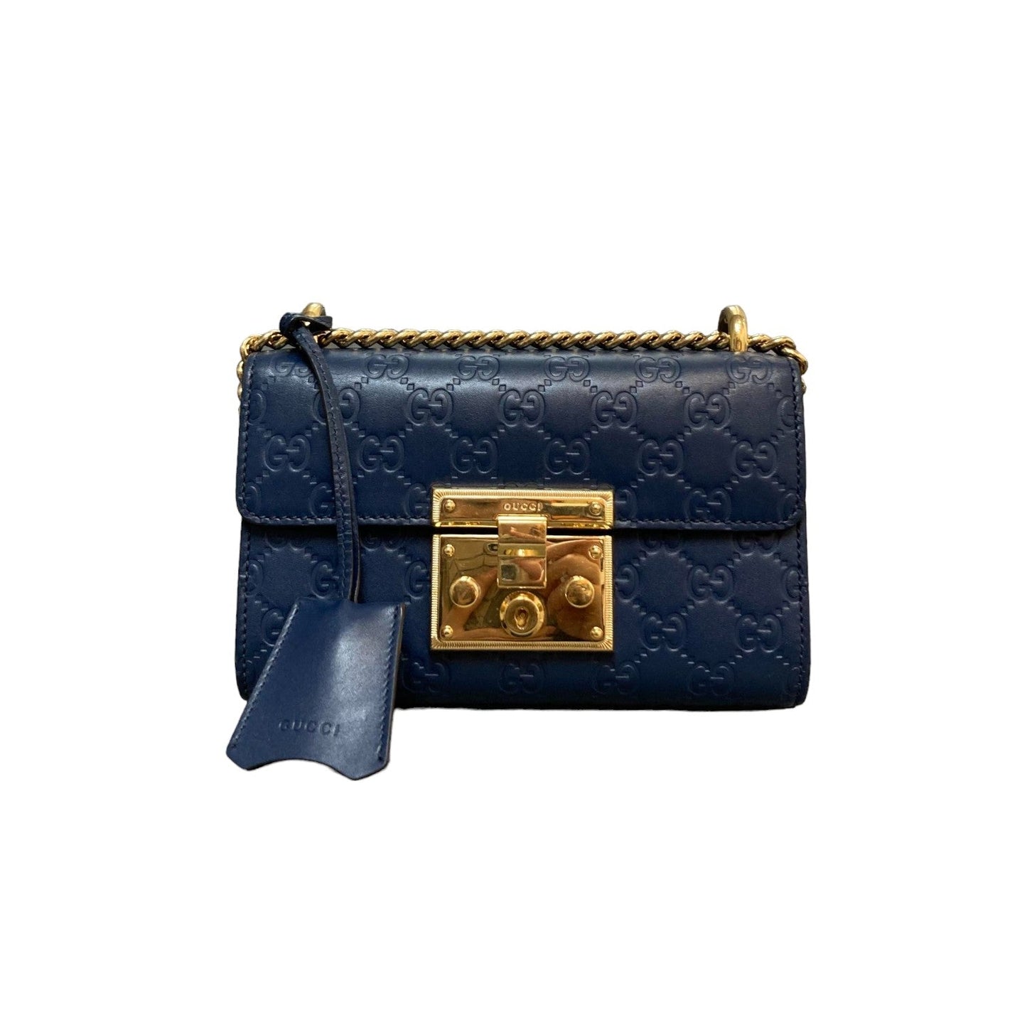 Gucci Monogram Chain Leather Shoulder Bag