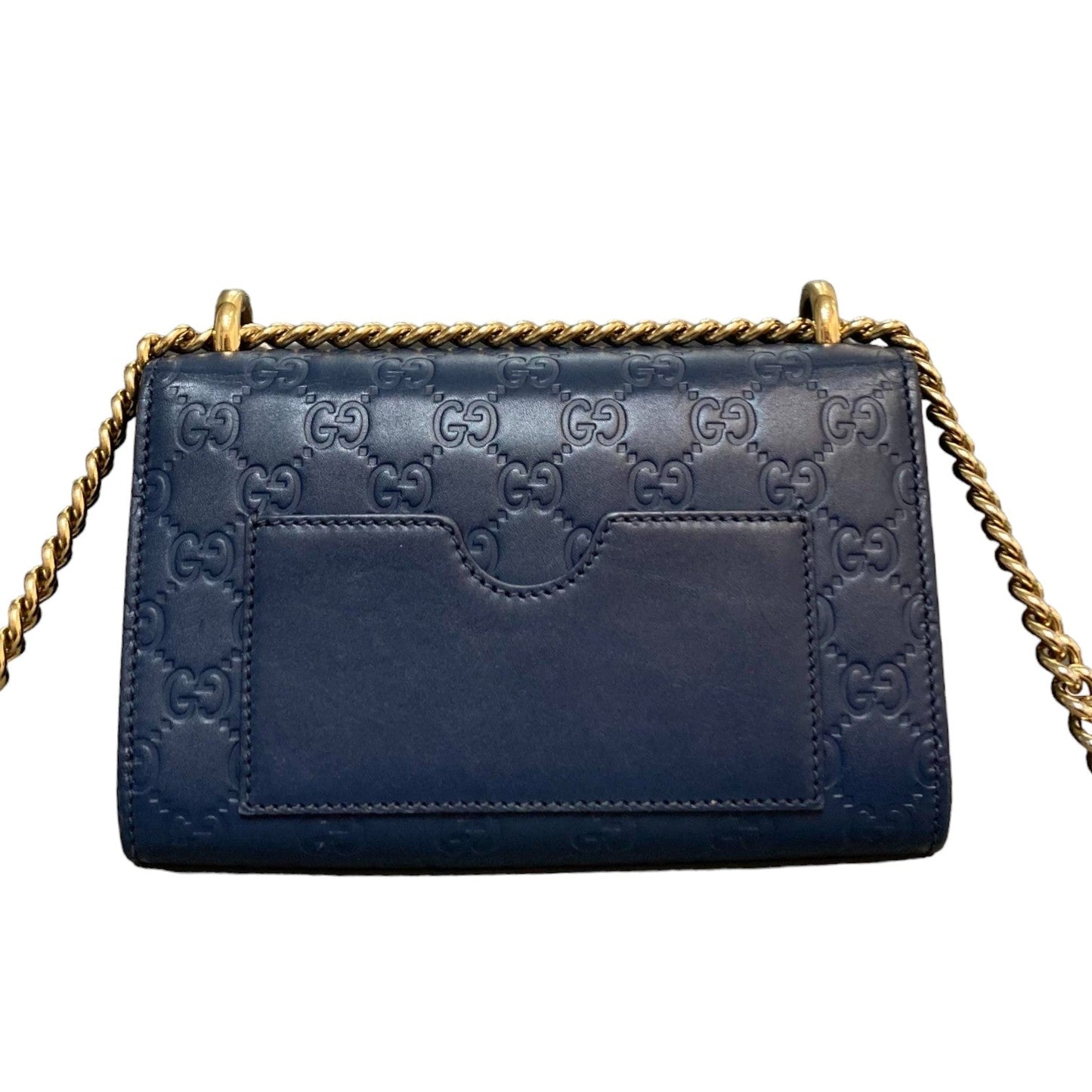Gucci Monogram Chain Leather Shoulder Bag