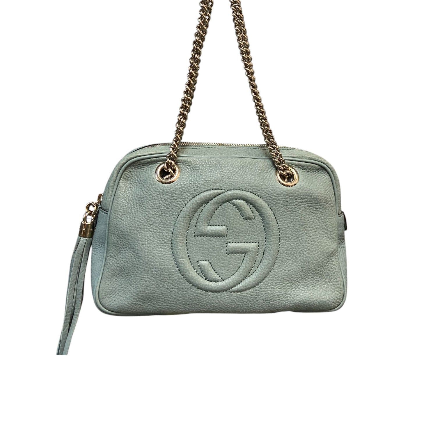 Gucci Chain Leather Shoulder Bag