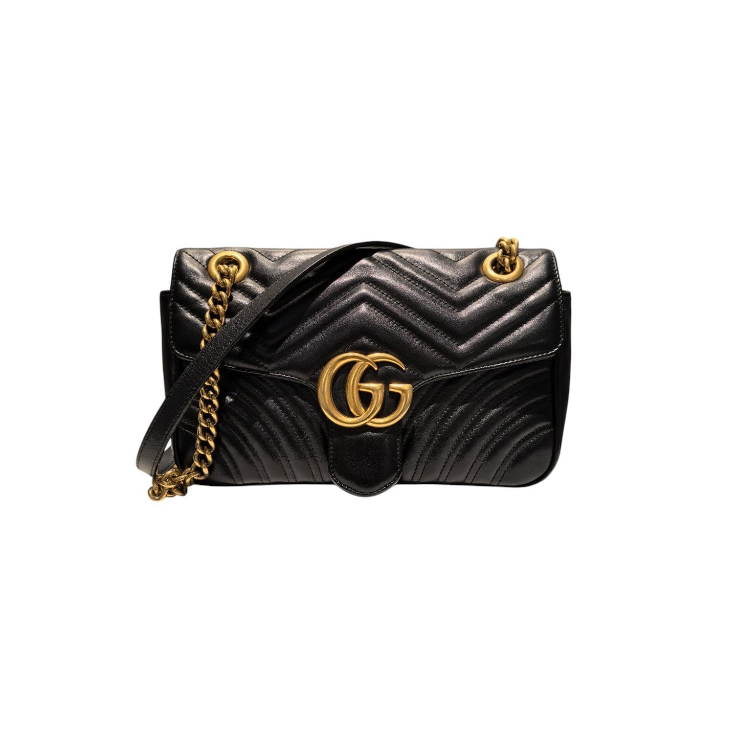Gucci Chain Leather Shoulder Bag