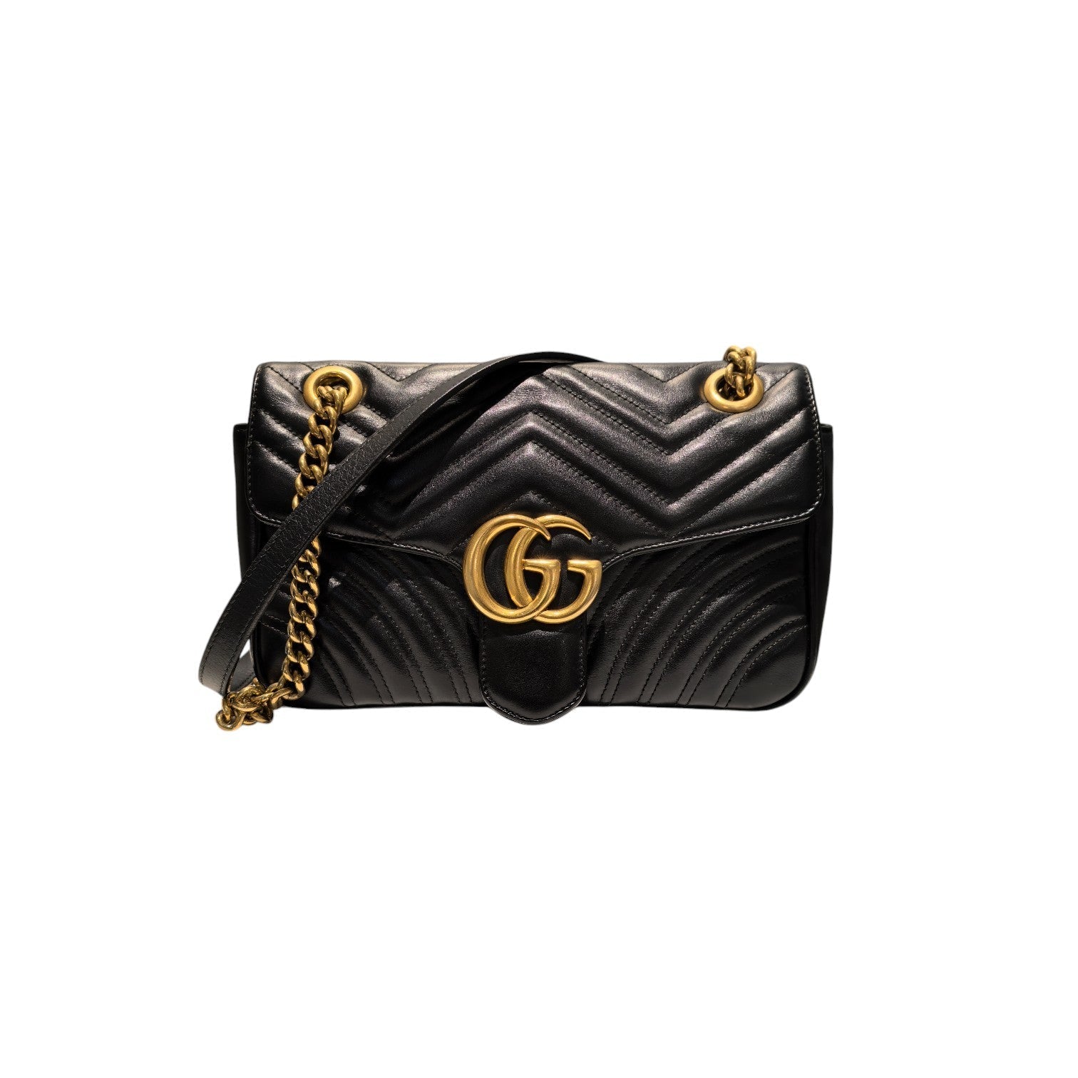 Gucci Chain Leather Shoulder Bag