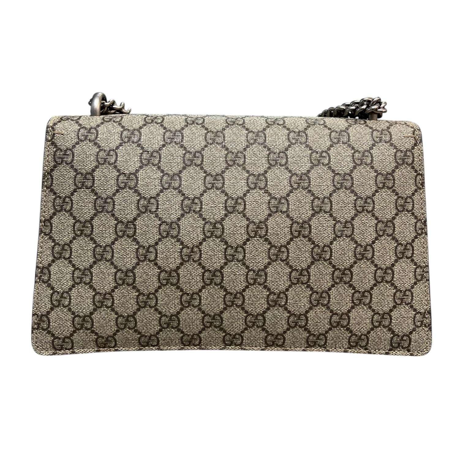 Gucci Monogram Chain Leather Shoulder Bag
