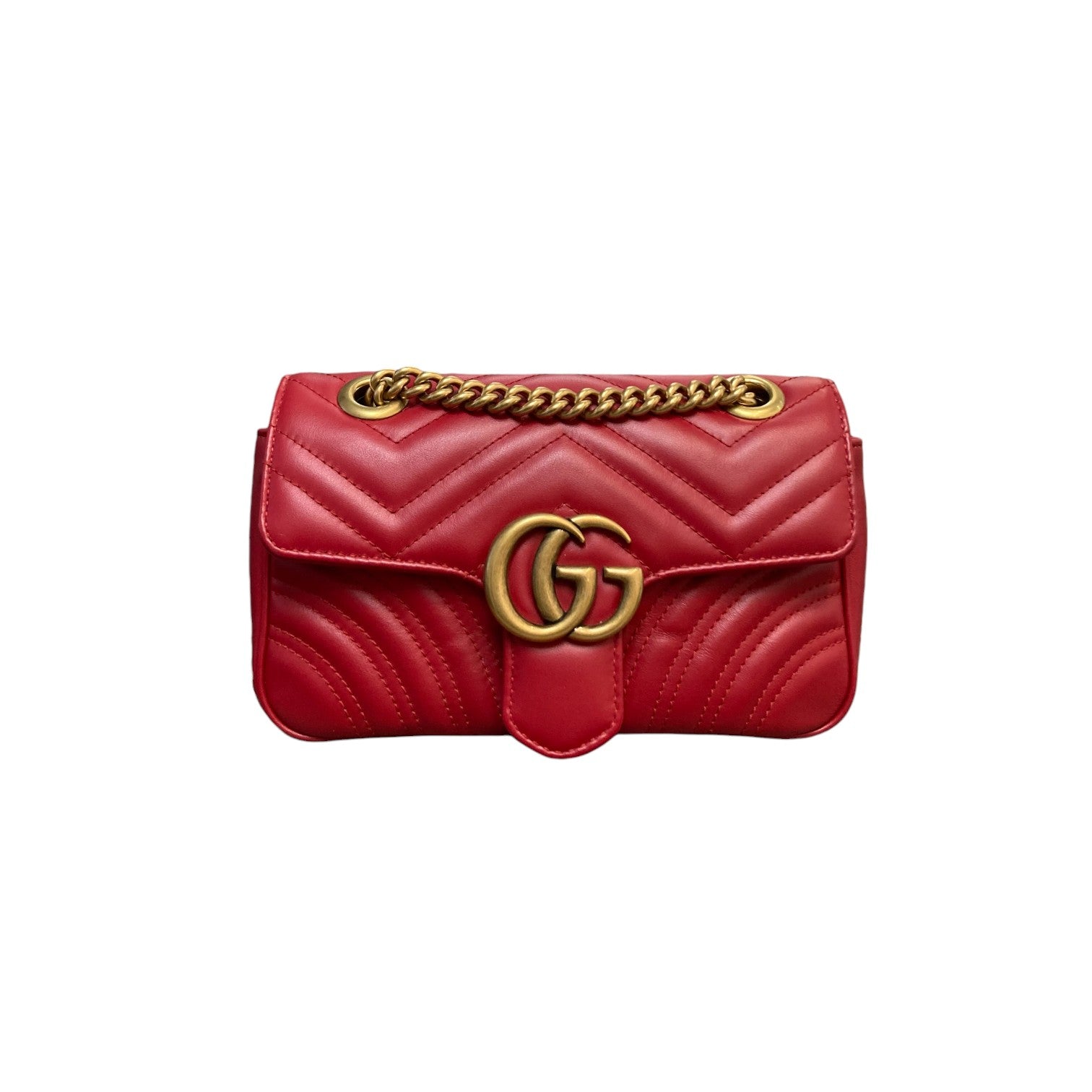 Gucci Chain Leather Shoulder Bag