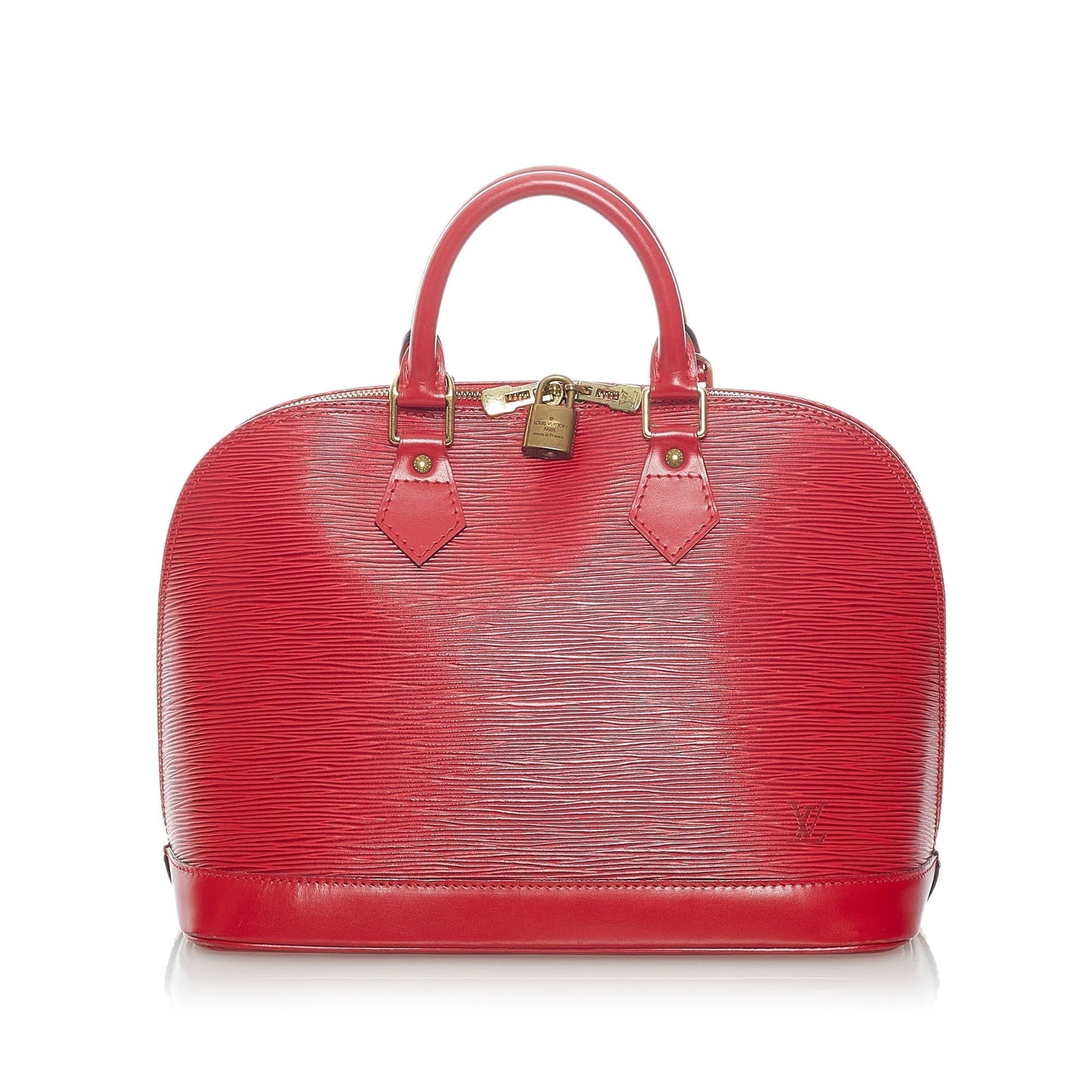 Louis Vuitton Alma PM Red Epi Handbag