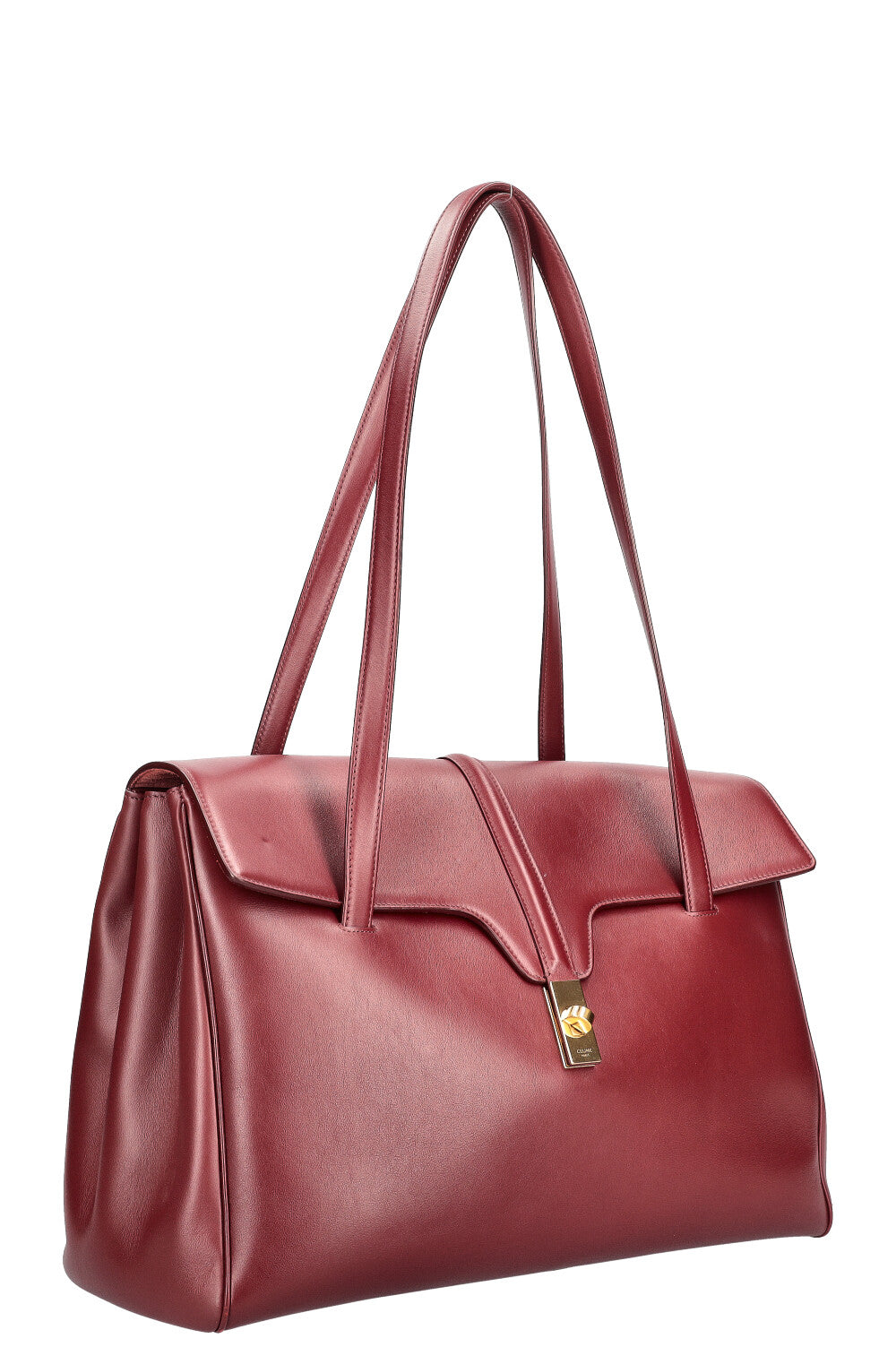 CELINE Soft Bag Large Bordeaux