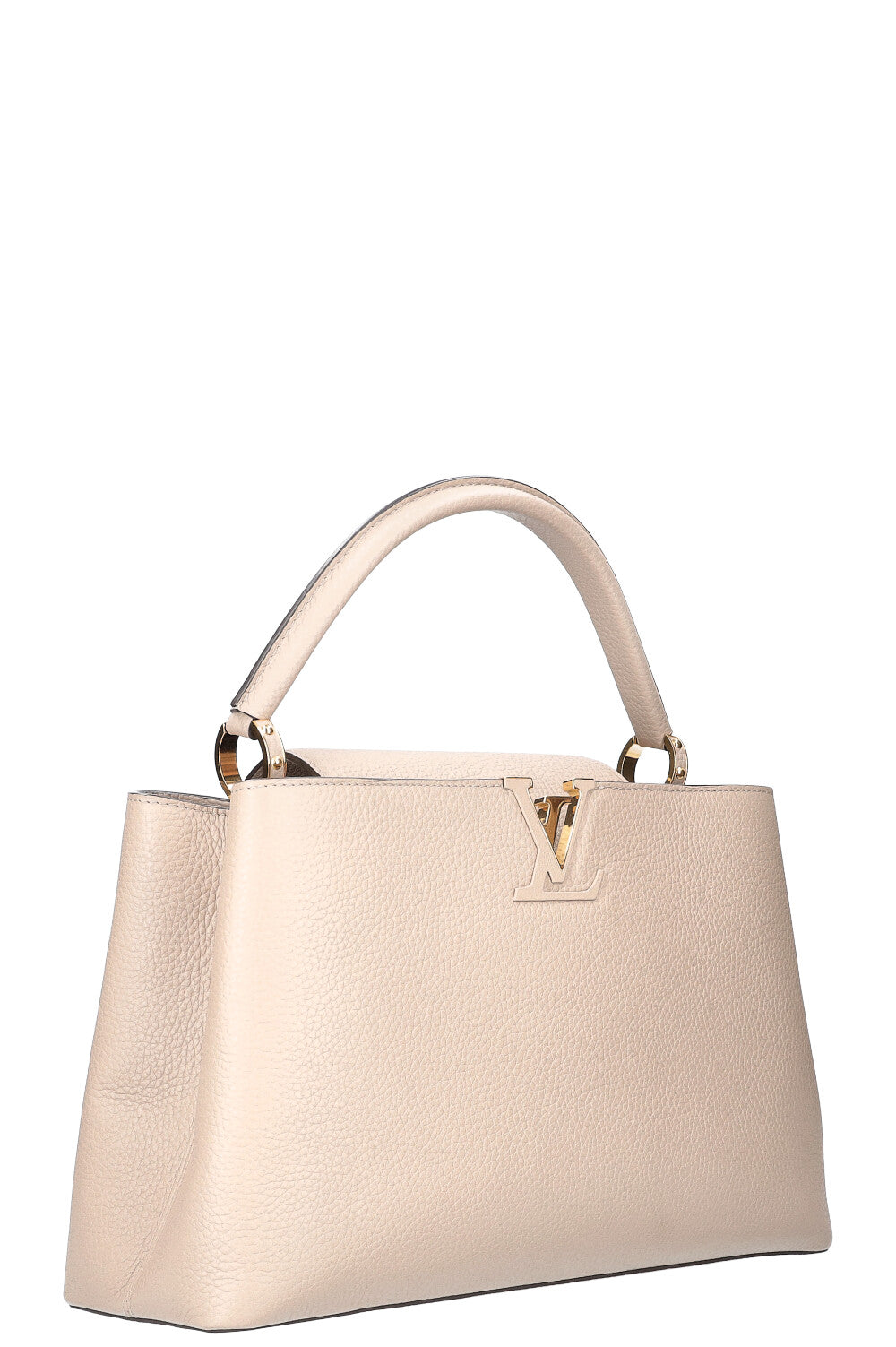 LOUIS VUITTON Capucines GM Galet Handbag