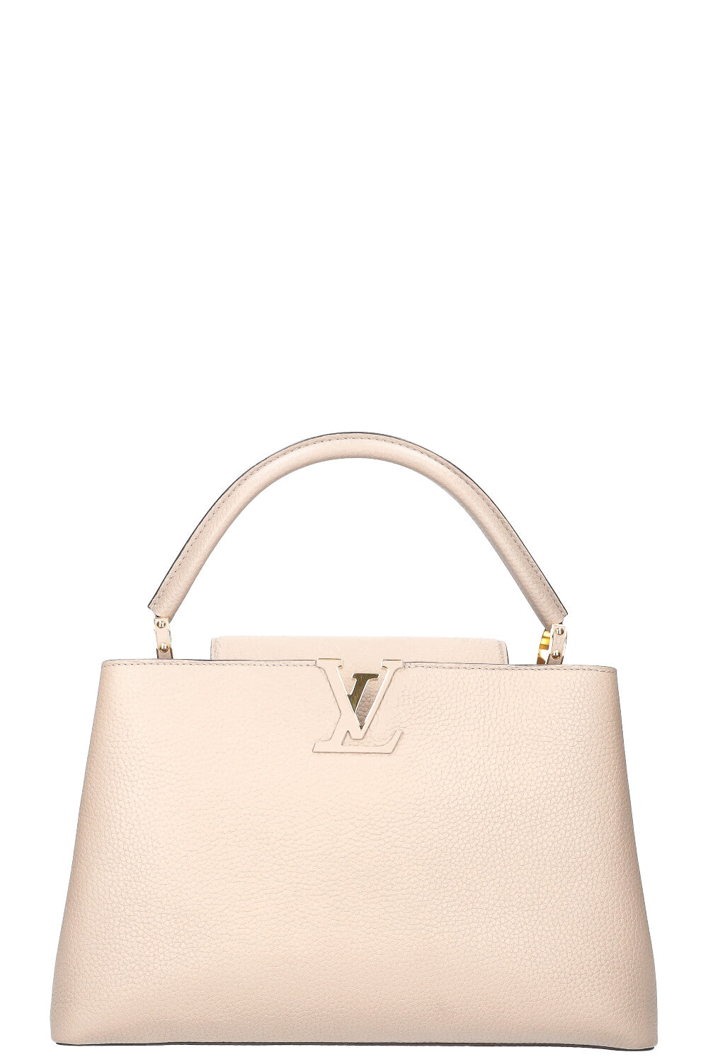 LOUIS VUITTON Capucines GM Galet Handbag