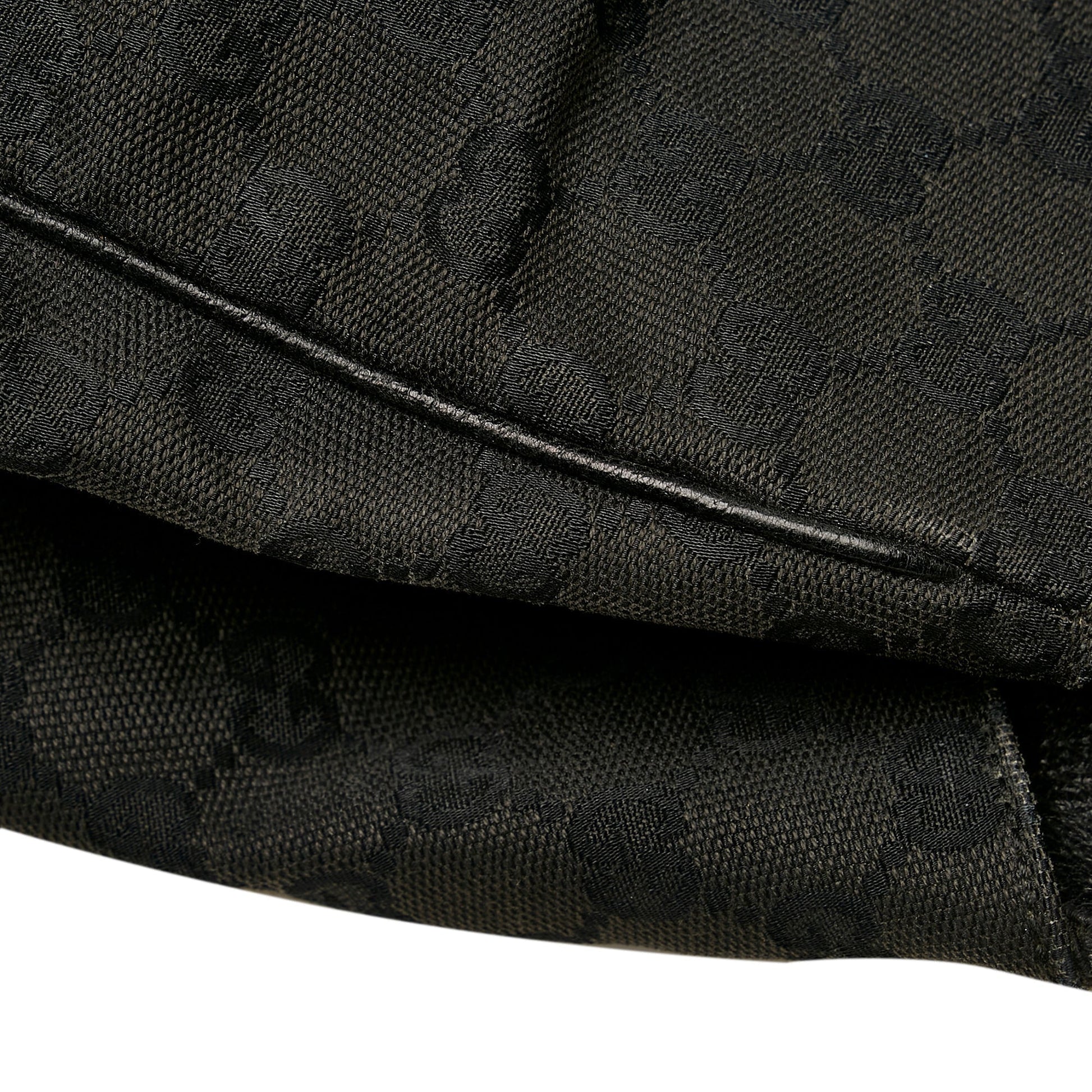 Gucci Leather Canvas Shoulder Bag
