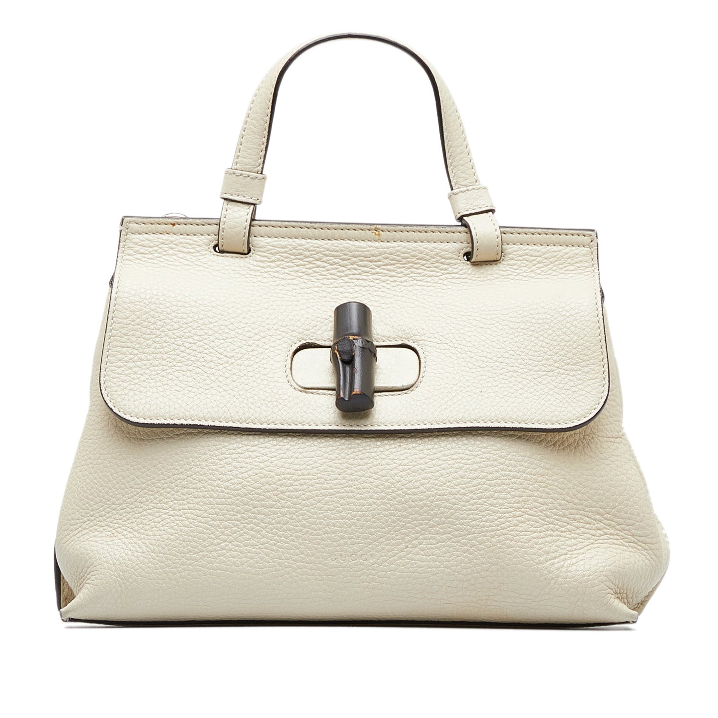 Gucci Twist Leather Top Handle Handbag