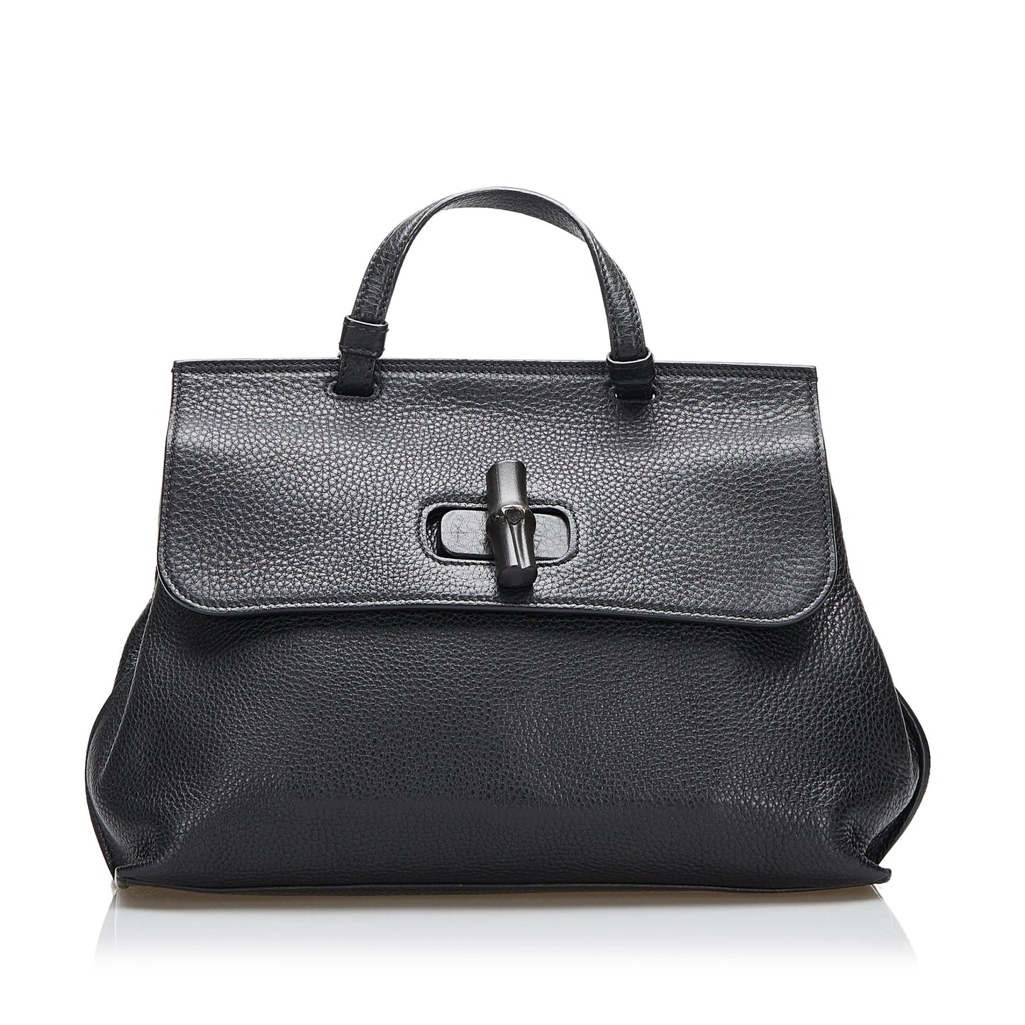 Gucci Twist Leather Top Handle Handbag