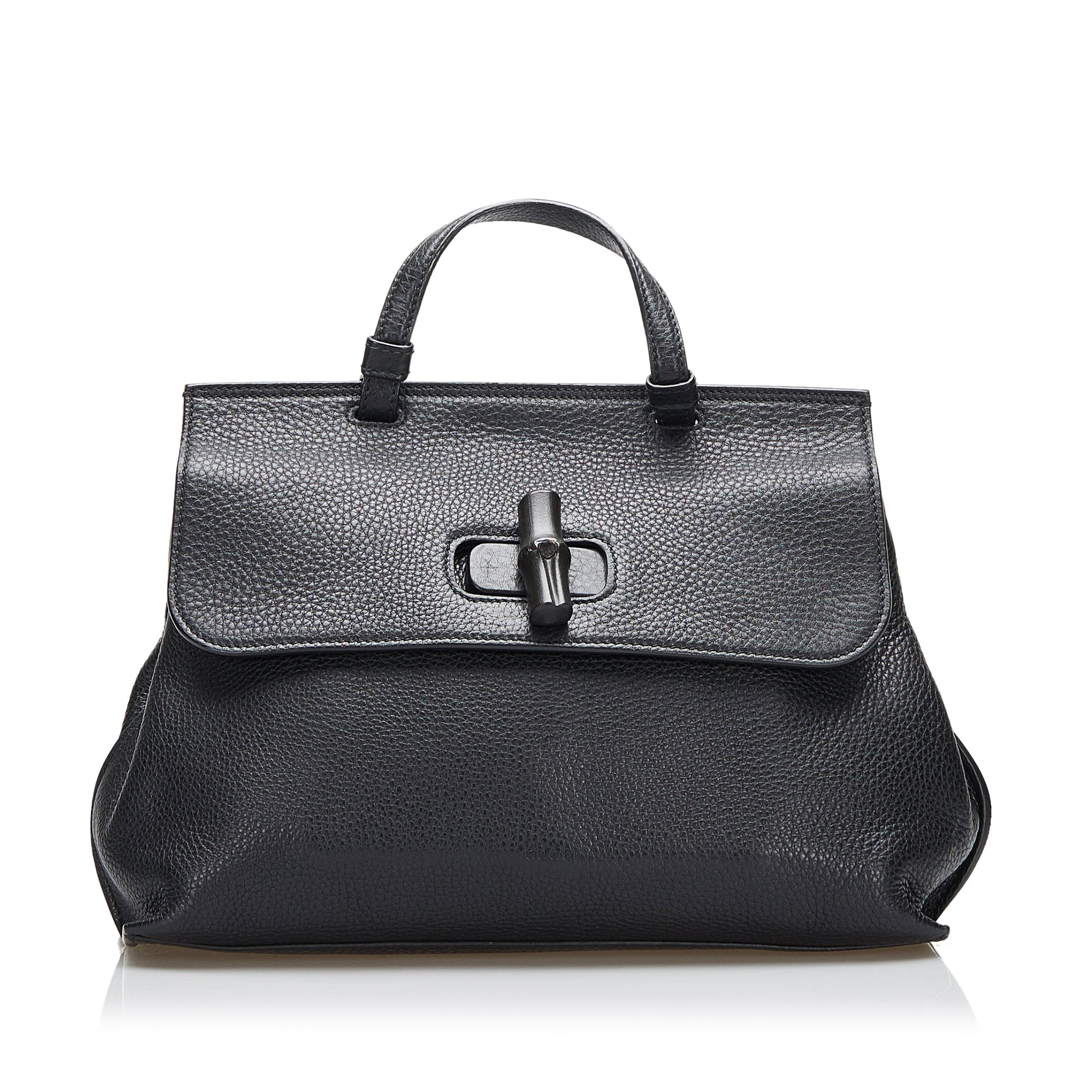 Gucci Twist Leather Top Handle Handbag