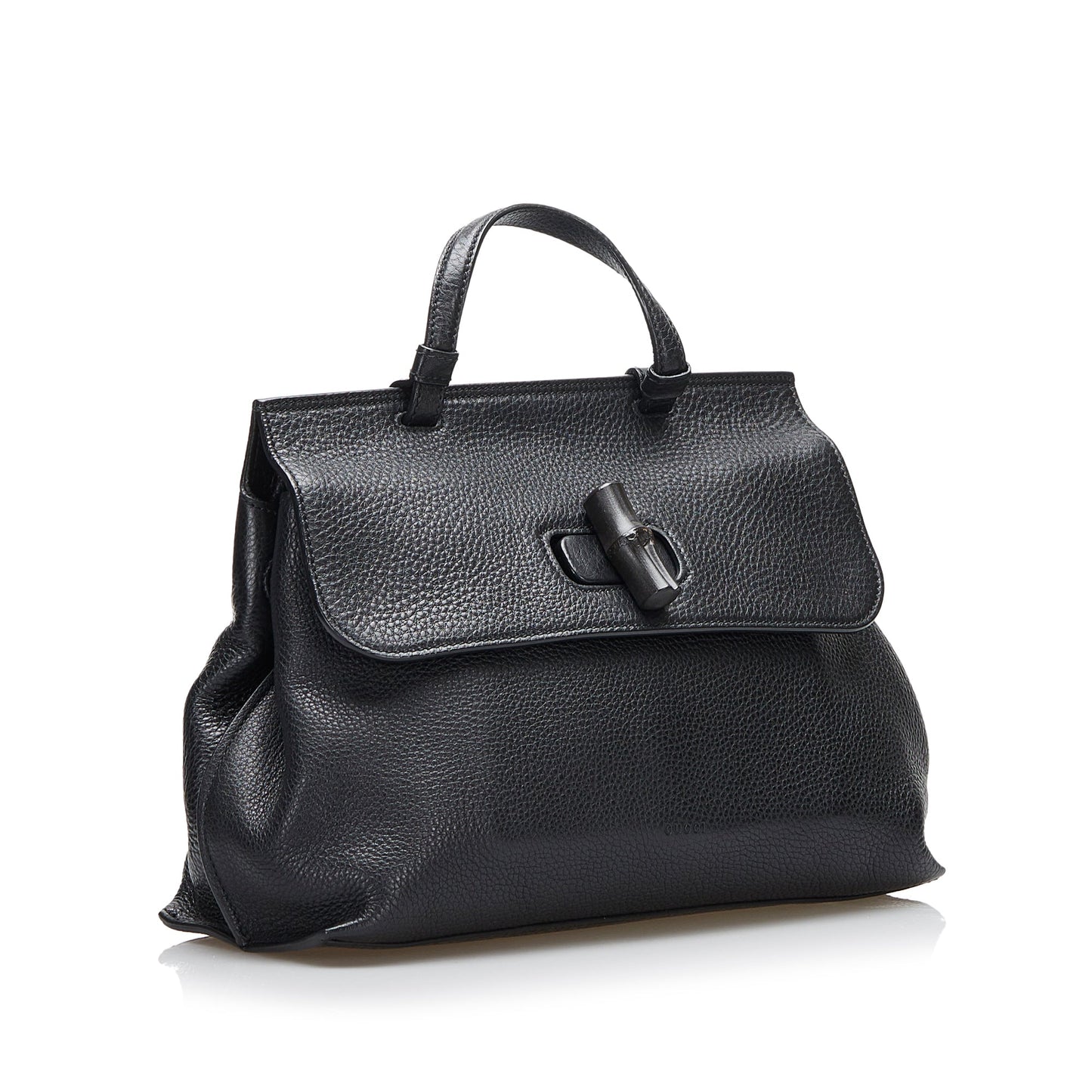Gucci Twist Leather Top Handle Handbag
