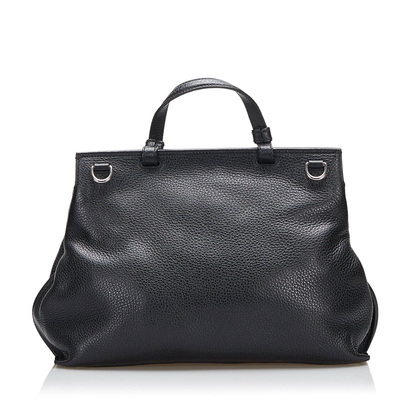 Gucci Twist Leather Top Handle Handbag